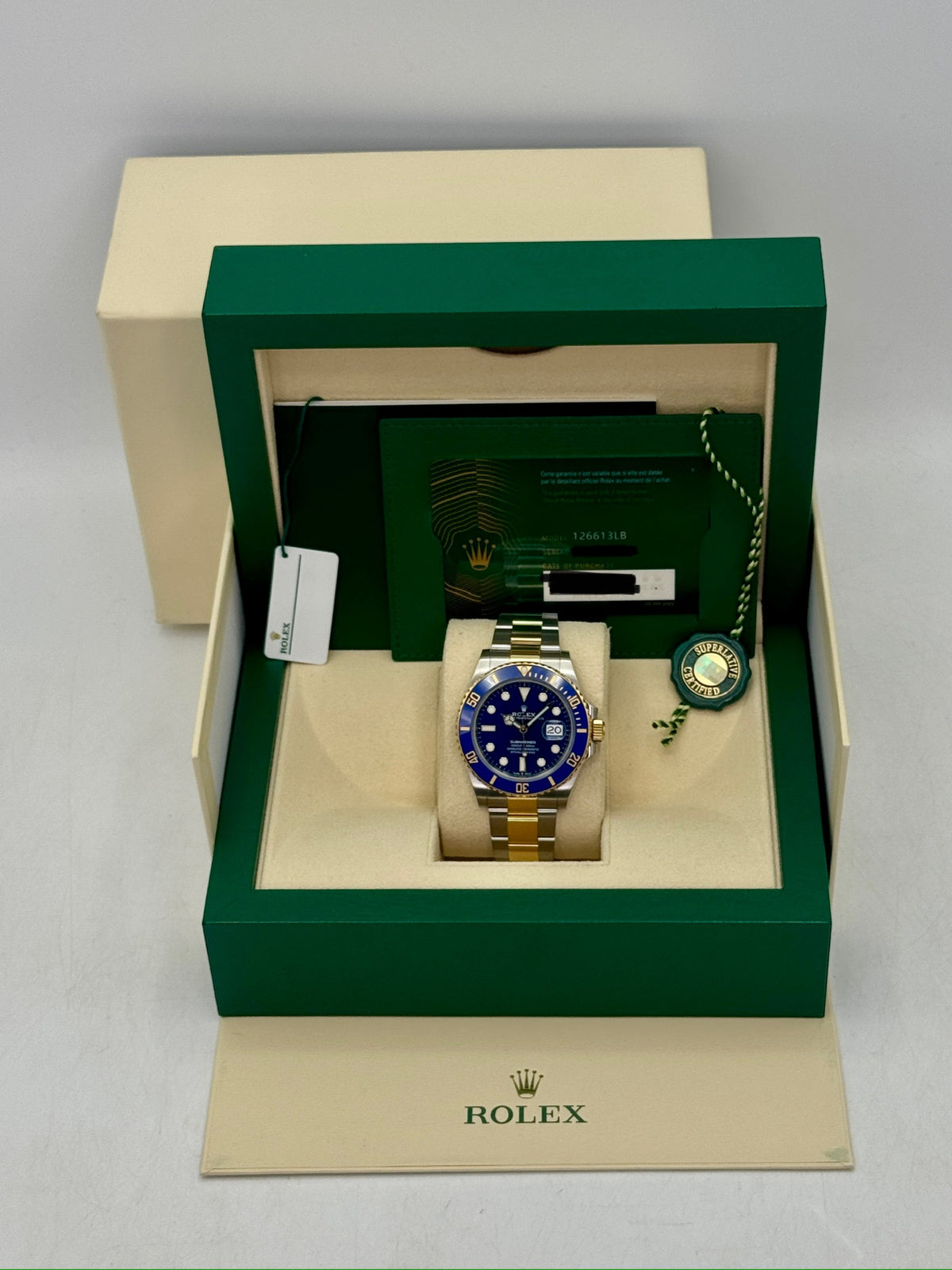2023 Rolex Submariner Bluesy 41mm 126613LB Two-Tone Blue Dial