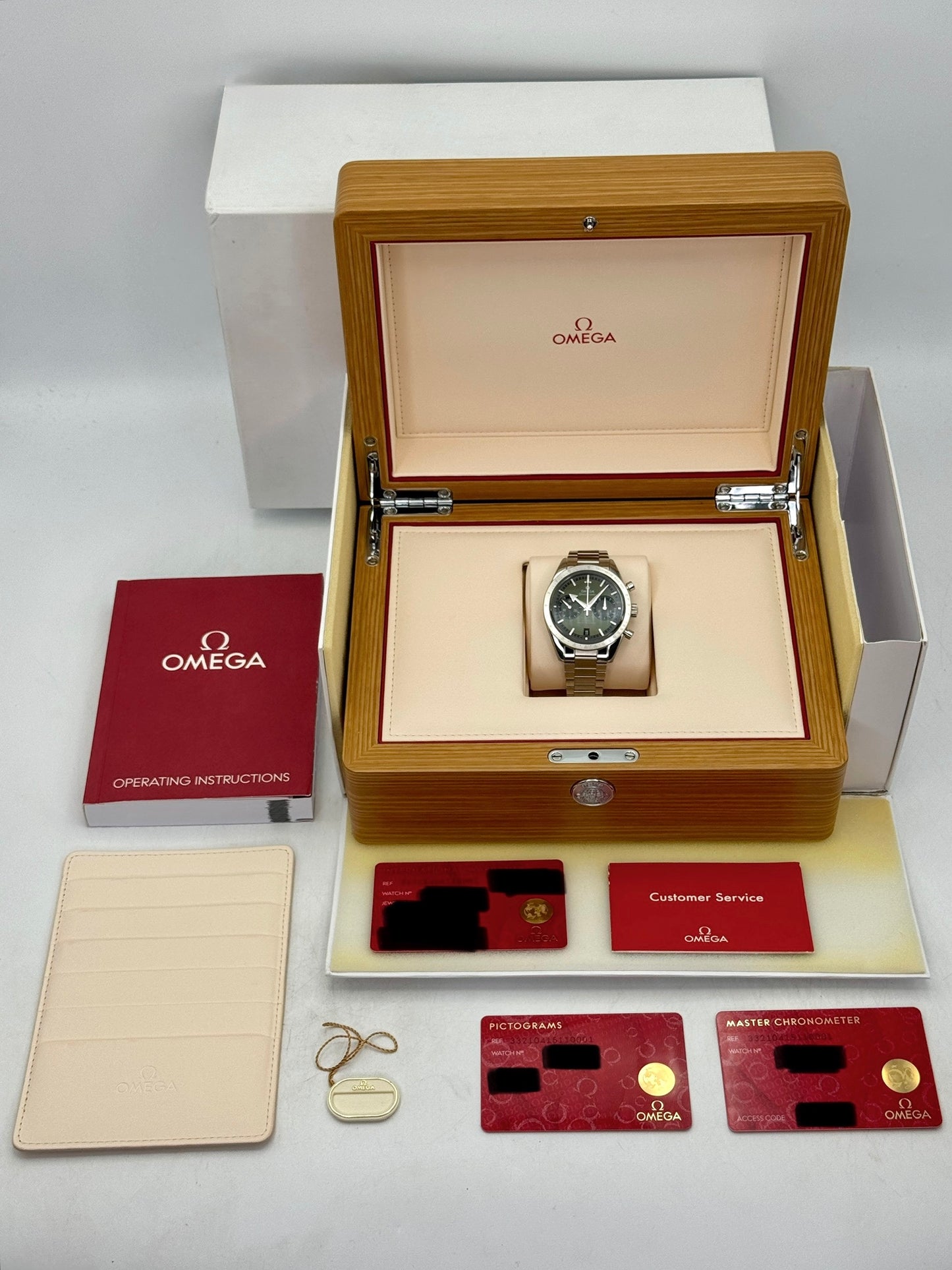 2023 Omega Speedmaster Master Chronometer 40mm 332.10.41.51.10.001 Green Dial