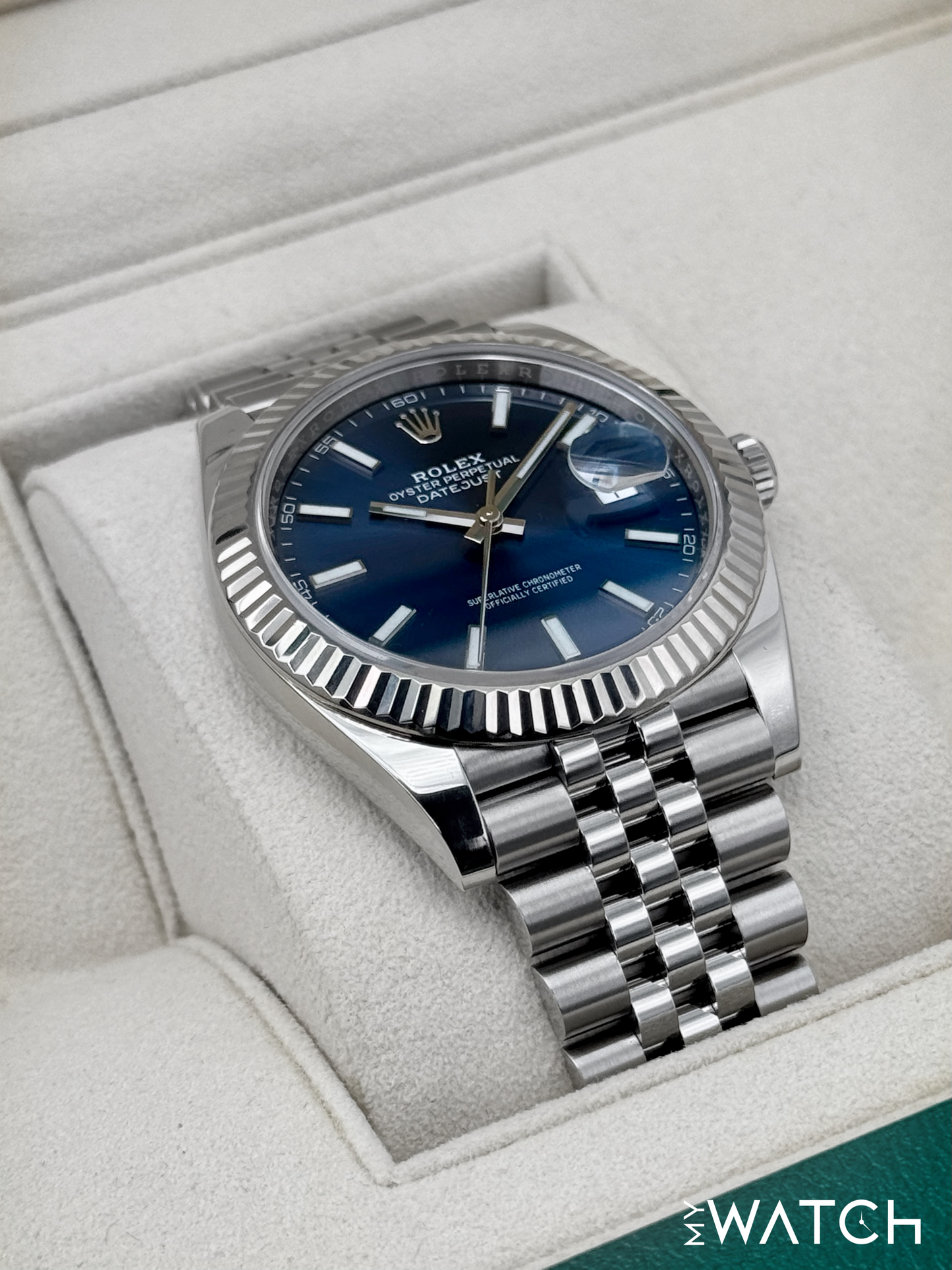 2023 Rolex Datejust 41mm 126334 Stainless Steel Jubilee Blue Dial