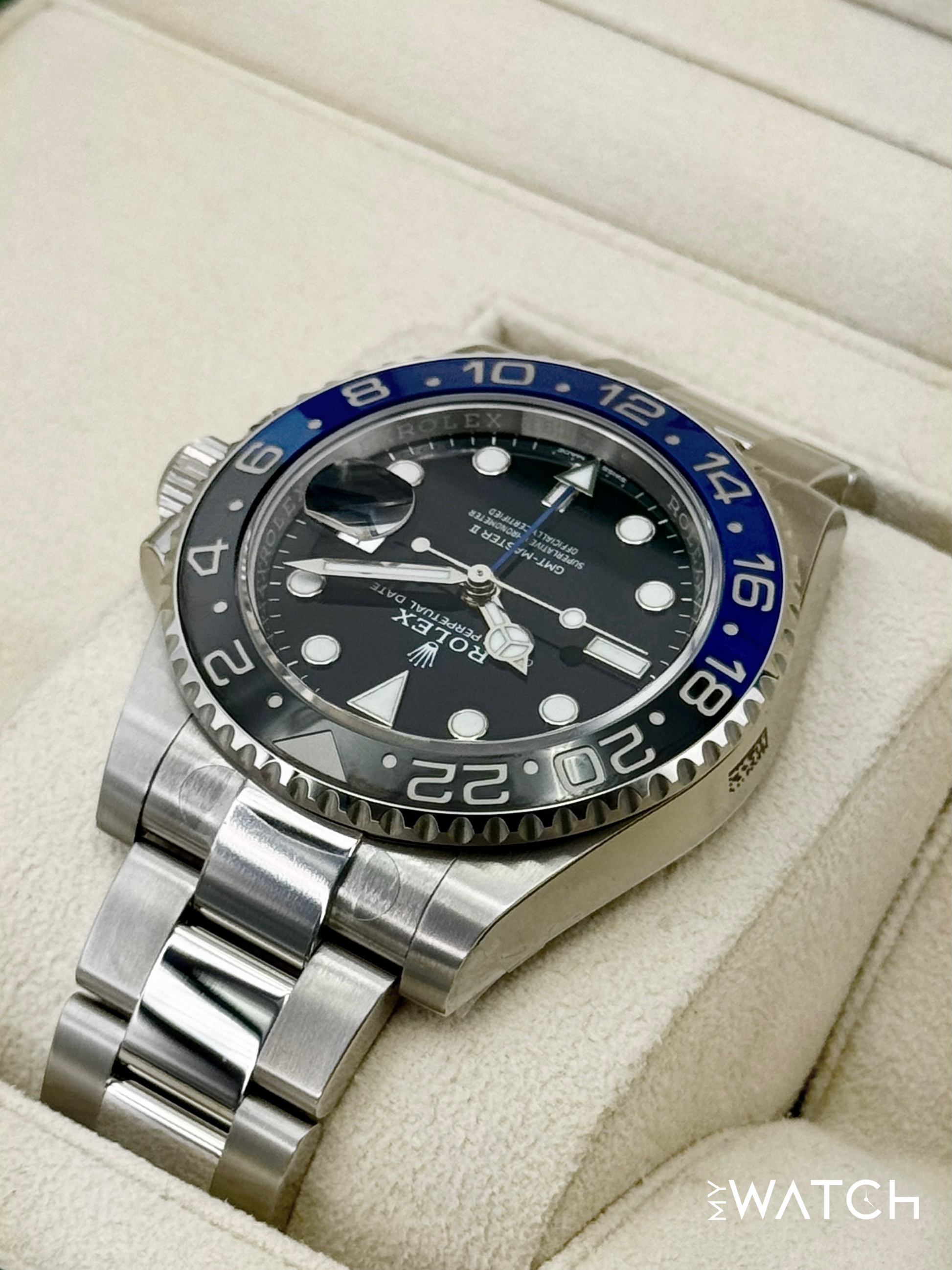 2024 Rolex GMT-Master II "Batman" 40mm 126710BLNR Oyster (STICKERED) - MyWatchLLC