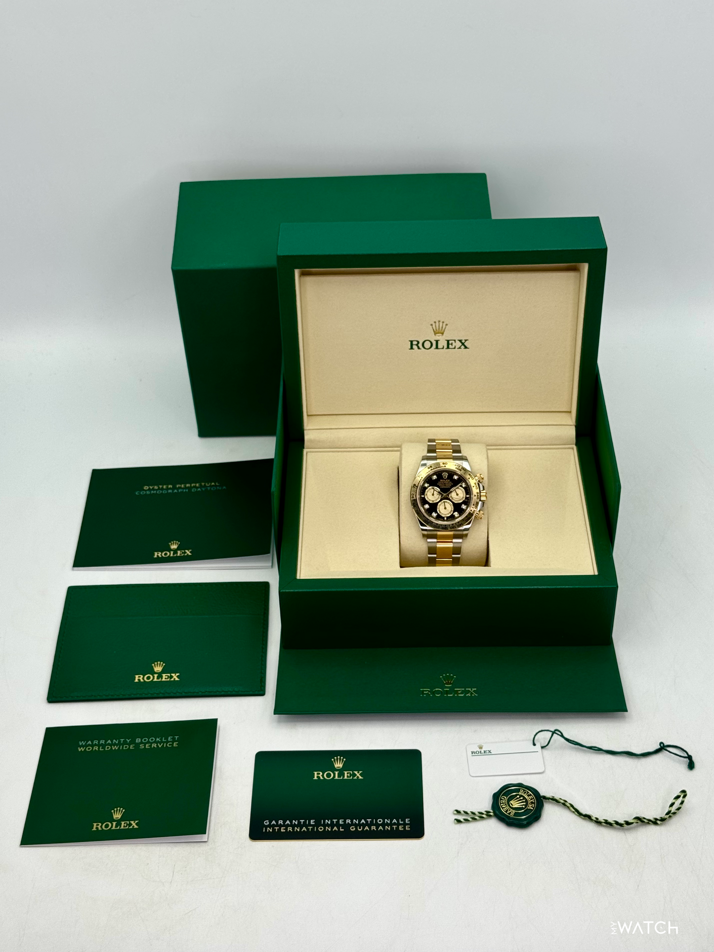 NEW 2026 Rolex Daytona 40mm 126503 Two-Tone Black Diamond Dial - MyWatchLLC