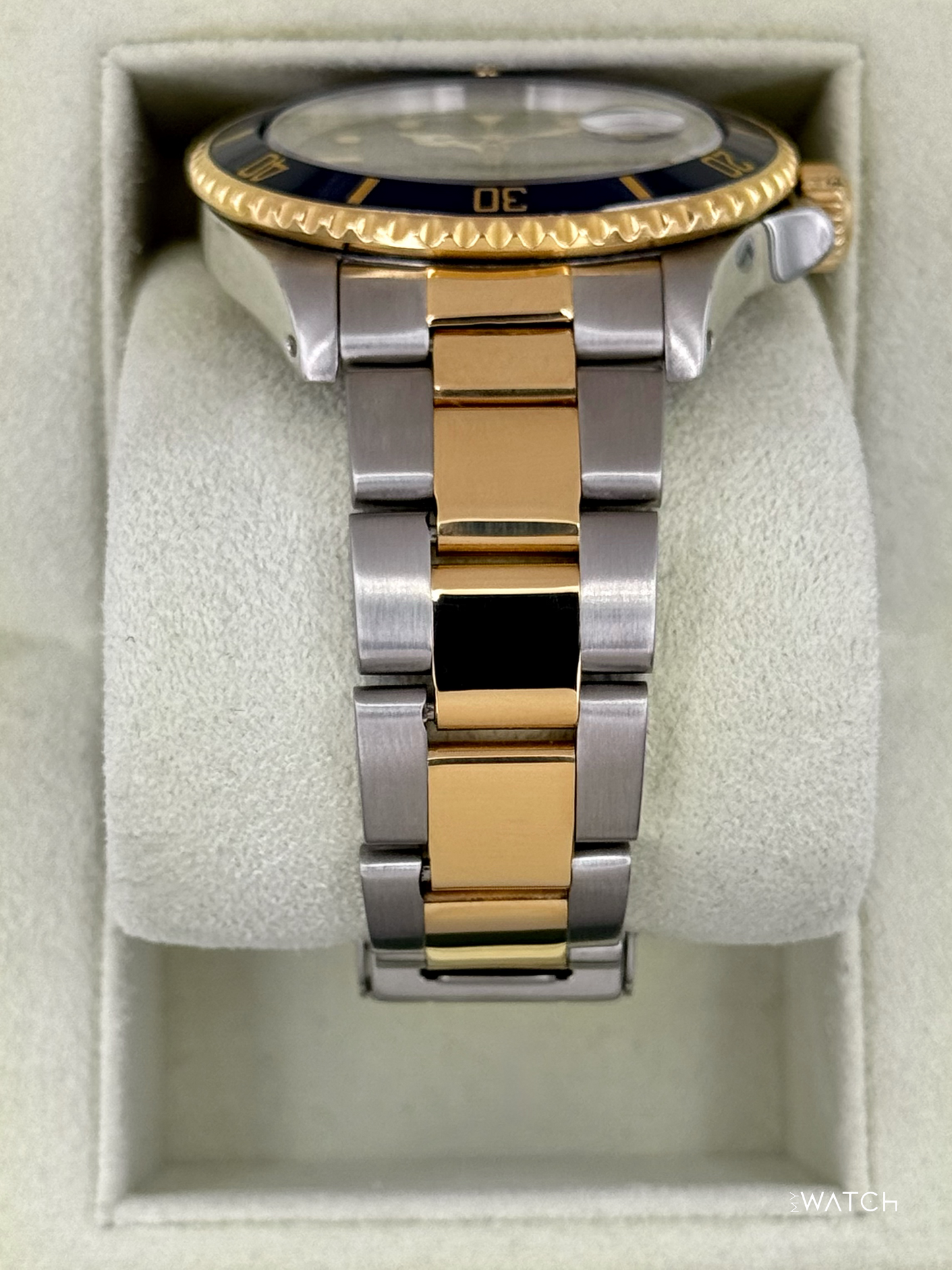 1987 Rolex Submariner 40mm 16803 Two-Tone Blue/Purple Dial