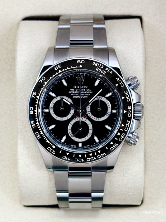 2026 Rolex Daytona 40mm 126500LN Stainless Steel Black Dial - MyWatchLLC