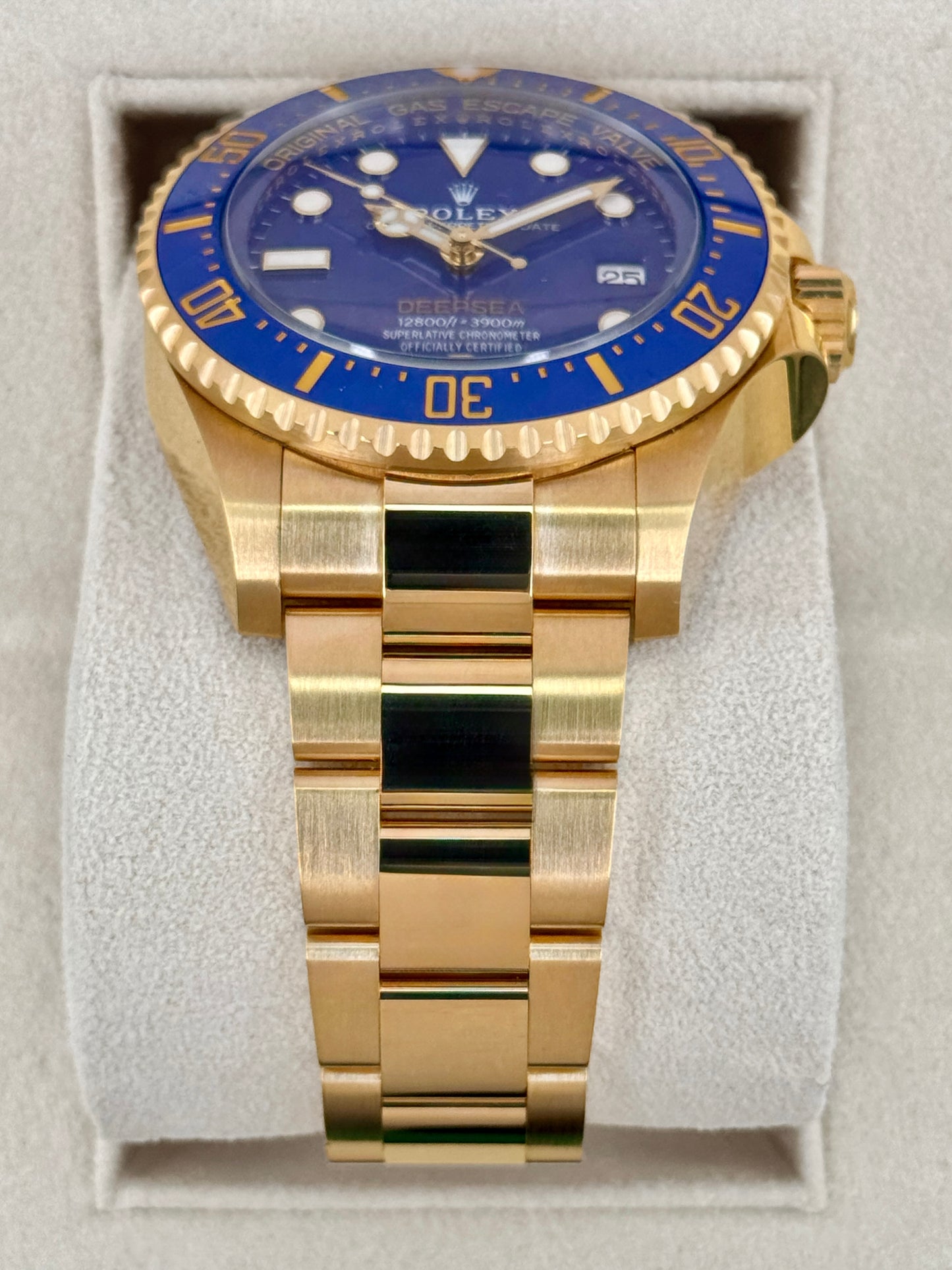 2025 Rolex Deepsea 44mm 136668LB 18K Yellow Gold Blue Dial