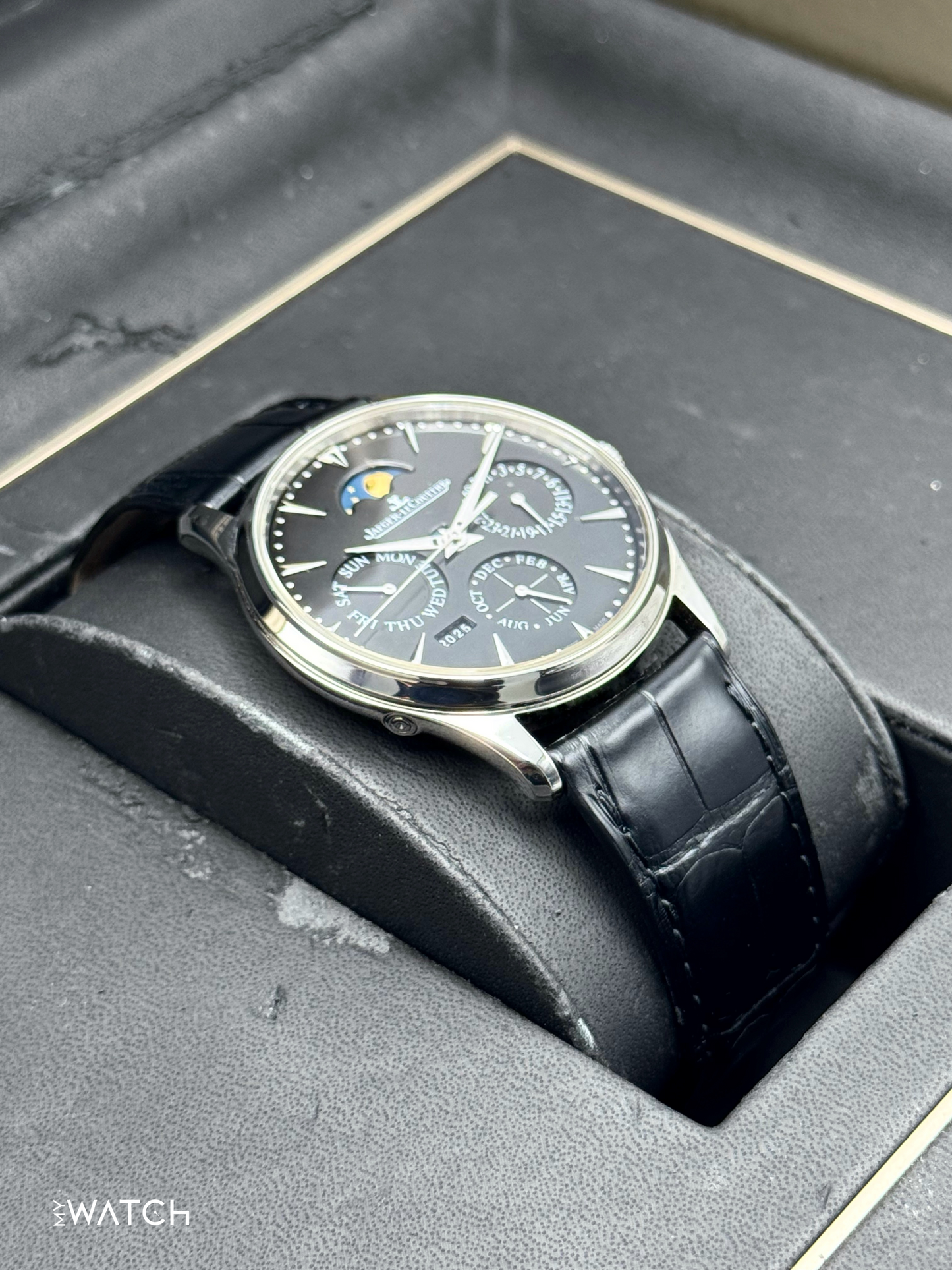 2019 Jaeger-LeCoultre Master Ultra Thin 39mm Q1308470 Black Dial