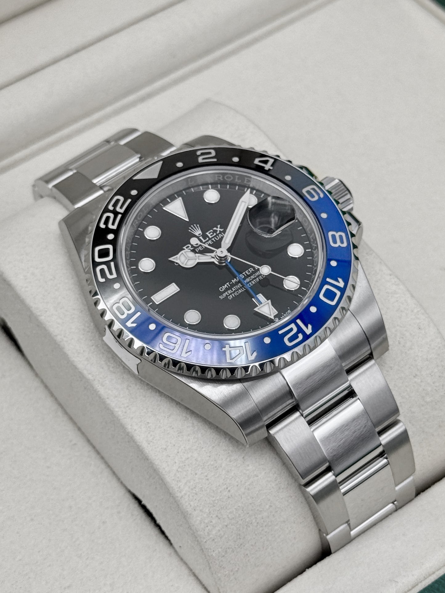 NEW 2026 Rolex GMT-Master II Batman 40mm 126710BLNR Oyster (STICKERED)