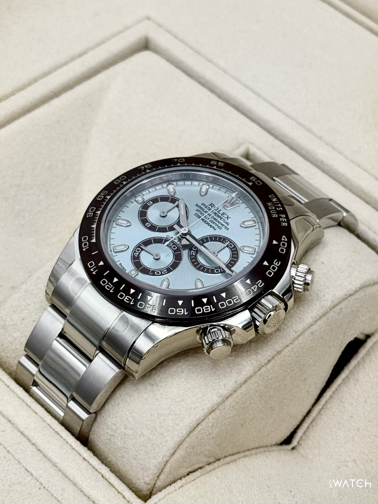 NEW 2016 Rolex Daytona 40mm 116506 Platinum Ice Blue Dial (STICKERED)