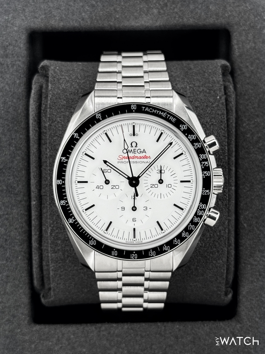 NEW 2025 Omega Speedmaster Moonwatch Pro 310.30.42.50.04.001 42mm White Dial