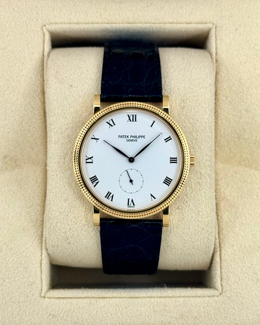 Patek Philippe Calatrava 33mm 3919J Yellow Gold White Dial