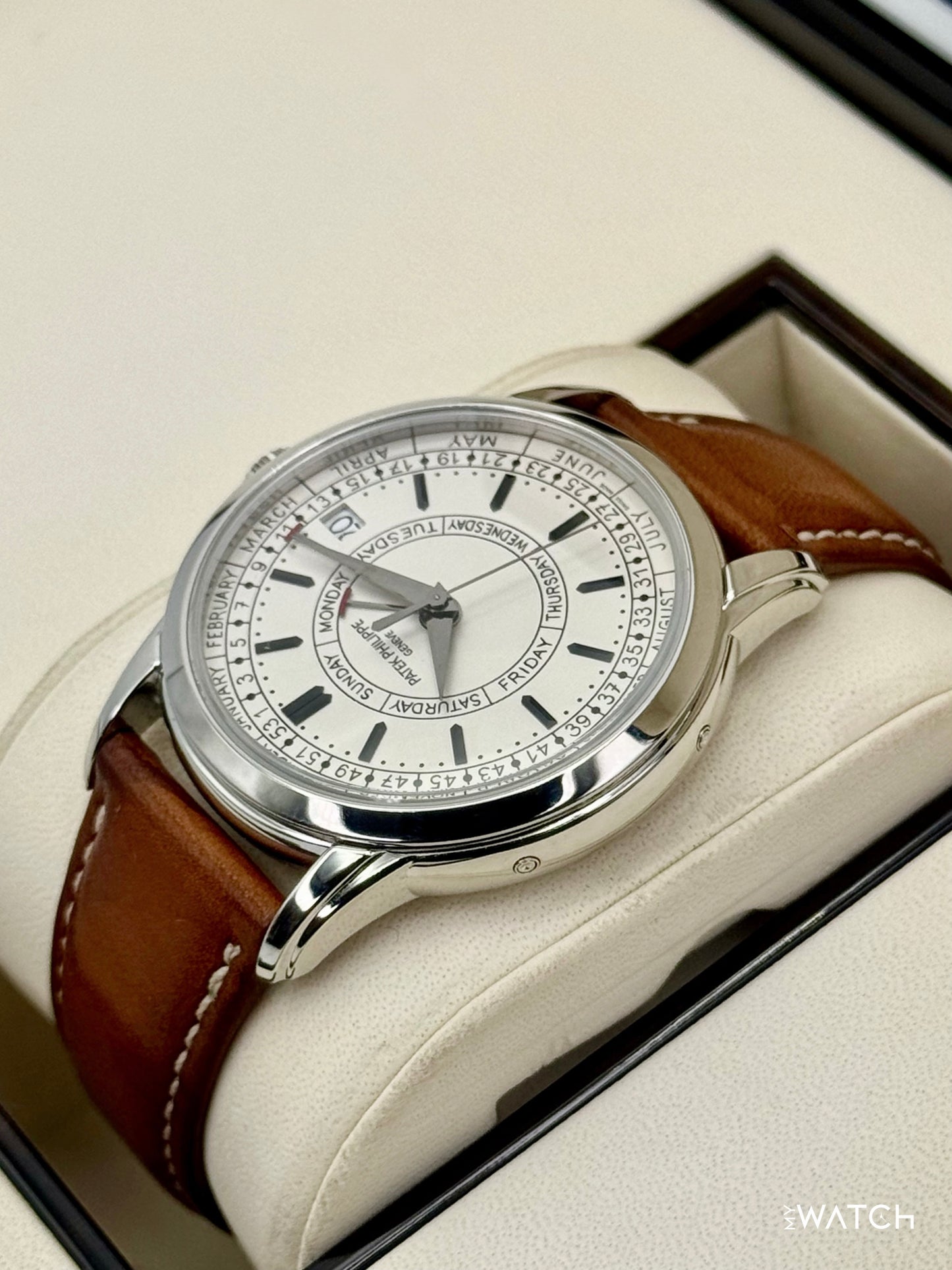 2020 Patek Philippe Calatrava Weekly Calendar 40mm 5212A Stainless Steel White Dial - MyWatchLLC