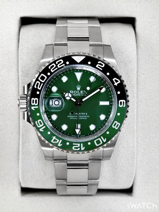 NEW 2025 Rolex GMT-Master II "Sprite" 40mm 126729VTNR White Gold Oyster - MyWatchLLC