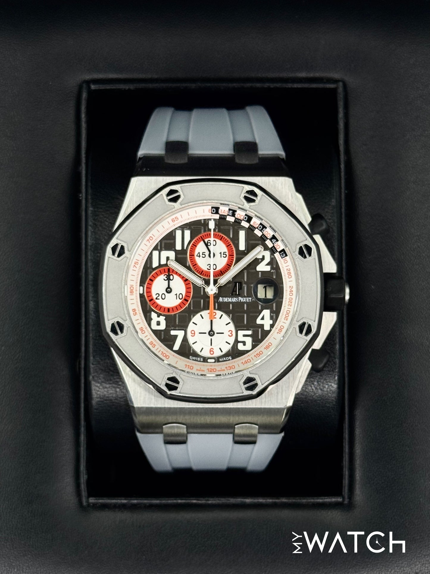 2012 Audemars Piguet Royal Oak Offshore Chrono 42mm 26175ST Grey Dial - MyWatchLLC