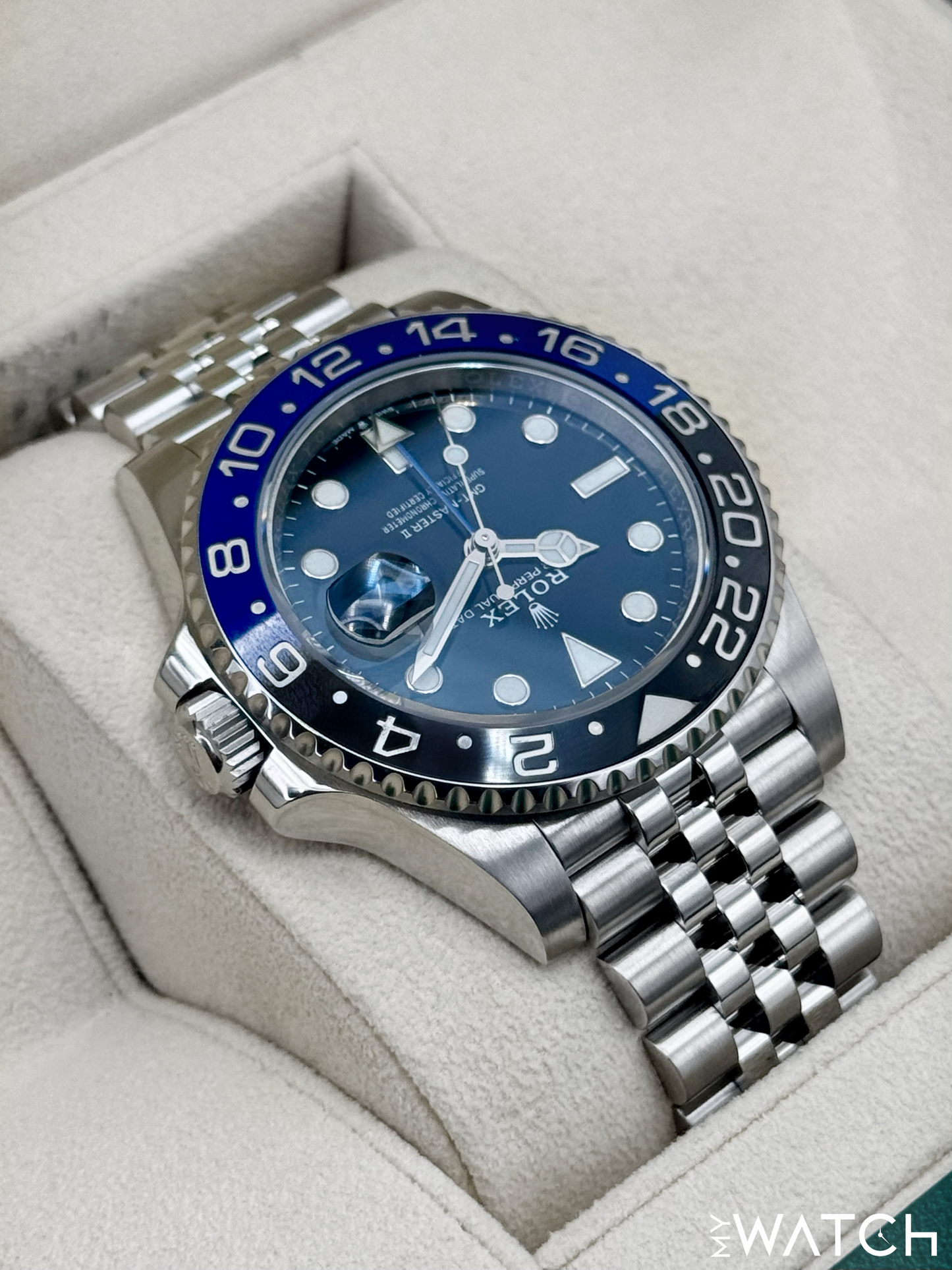 2022 Rolex GMT-Master II "Batgirl" 40mm 126710BLNR Jubilee