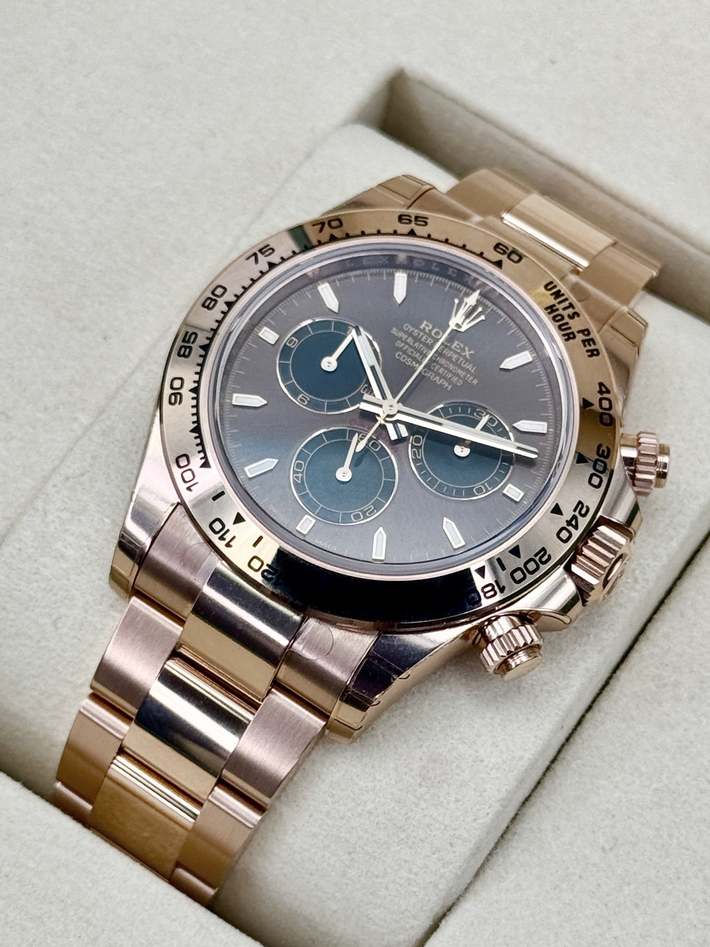 NEW 2026 Rolex Daytona 40mm 126505 Rose Gold Chocolate Dial - STICKERED