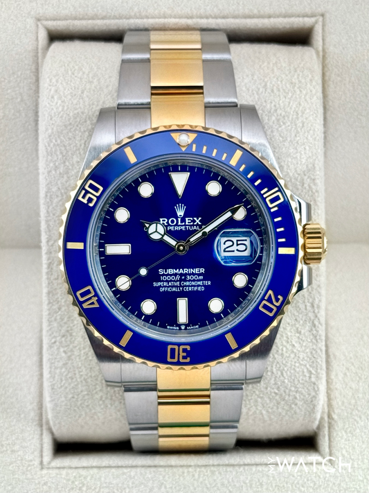 2022 Rolex Submariner "Bluesy" 41mm 126613LB Two-Tone Blue Dial