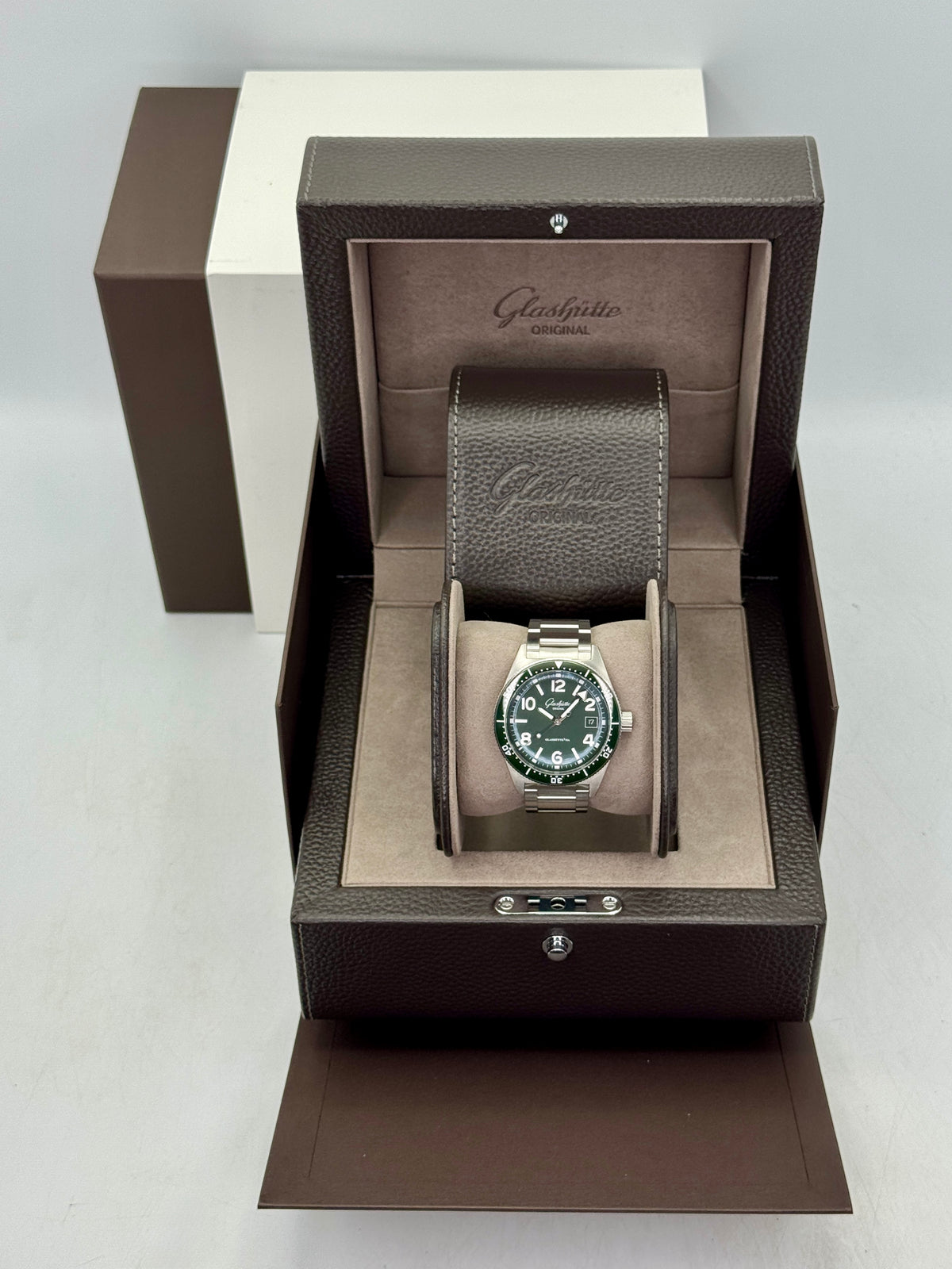 2026 Glashütte Original Seaq 39mm 1-39-11-13-83-70 Stainless Steel Green Dial