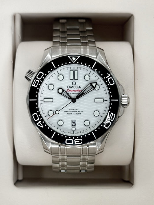 2022 Omega Seamaster 42mm 210.30.42.20.04.001 Stainless Steel White Dial