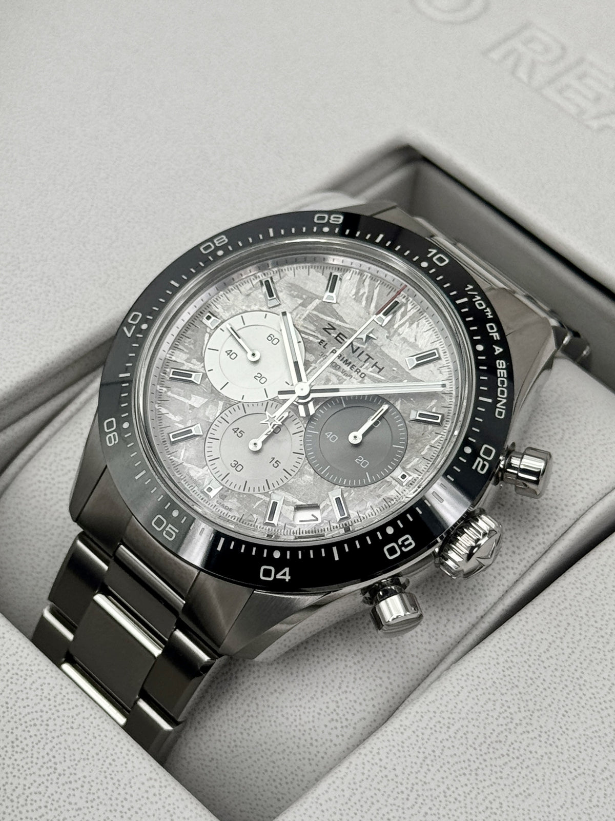 2025 Zenith Chronomaster Sport 41mm 03.3120.3600/76.M3100 Stainless Steel Meteorite Dial