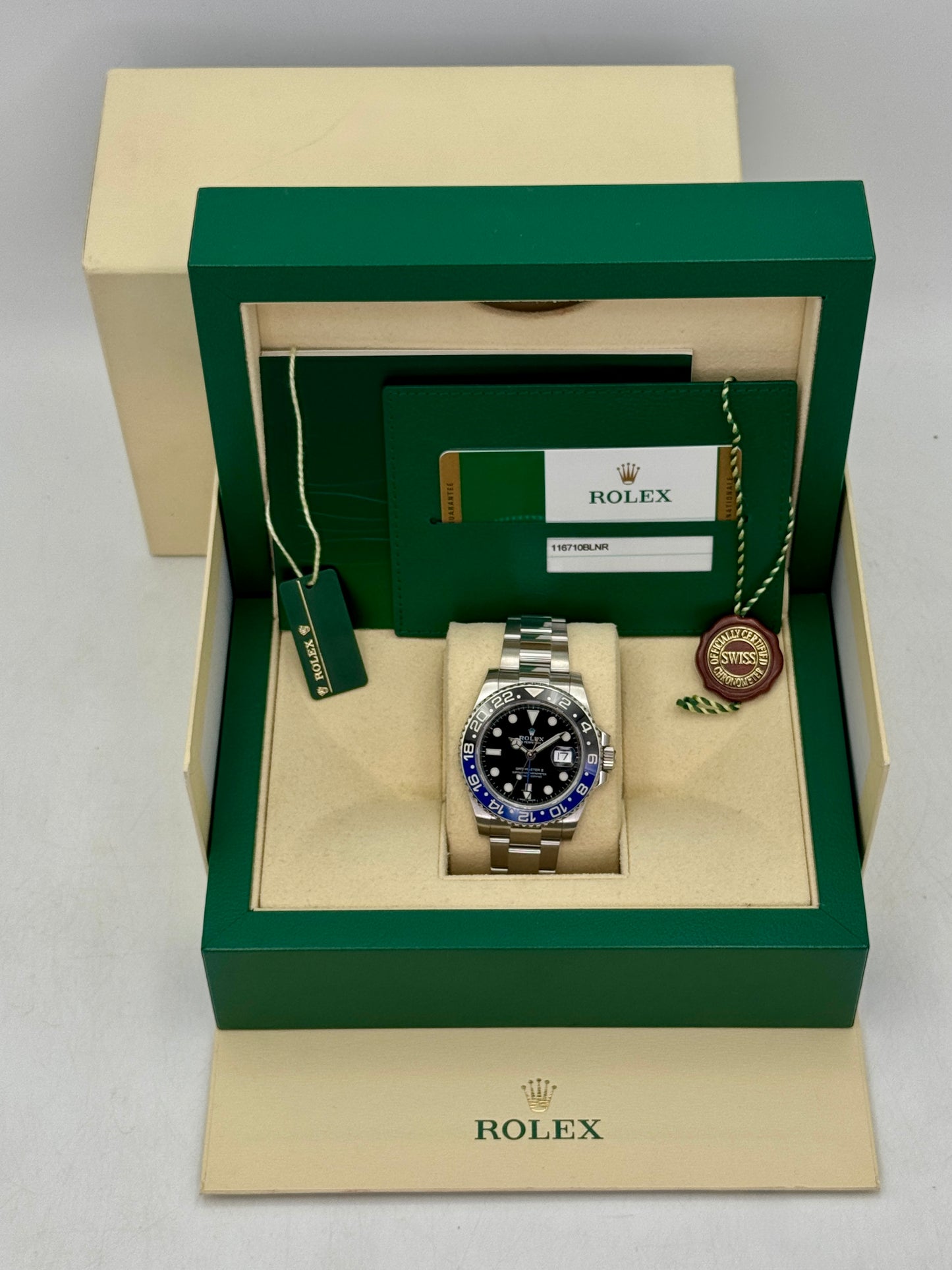 2014 Rolex GMT-Master II Batman 40mm 116710BLNR Oyster