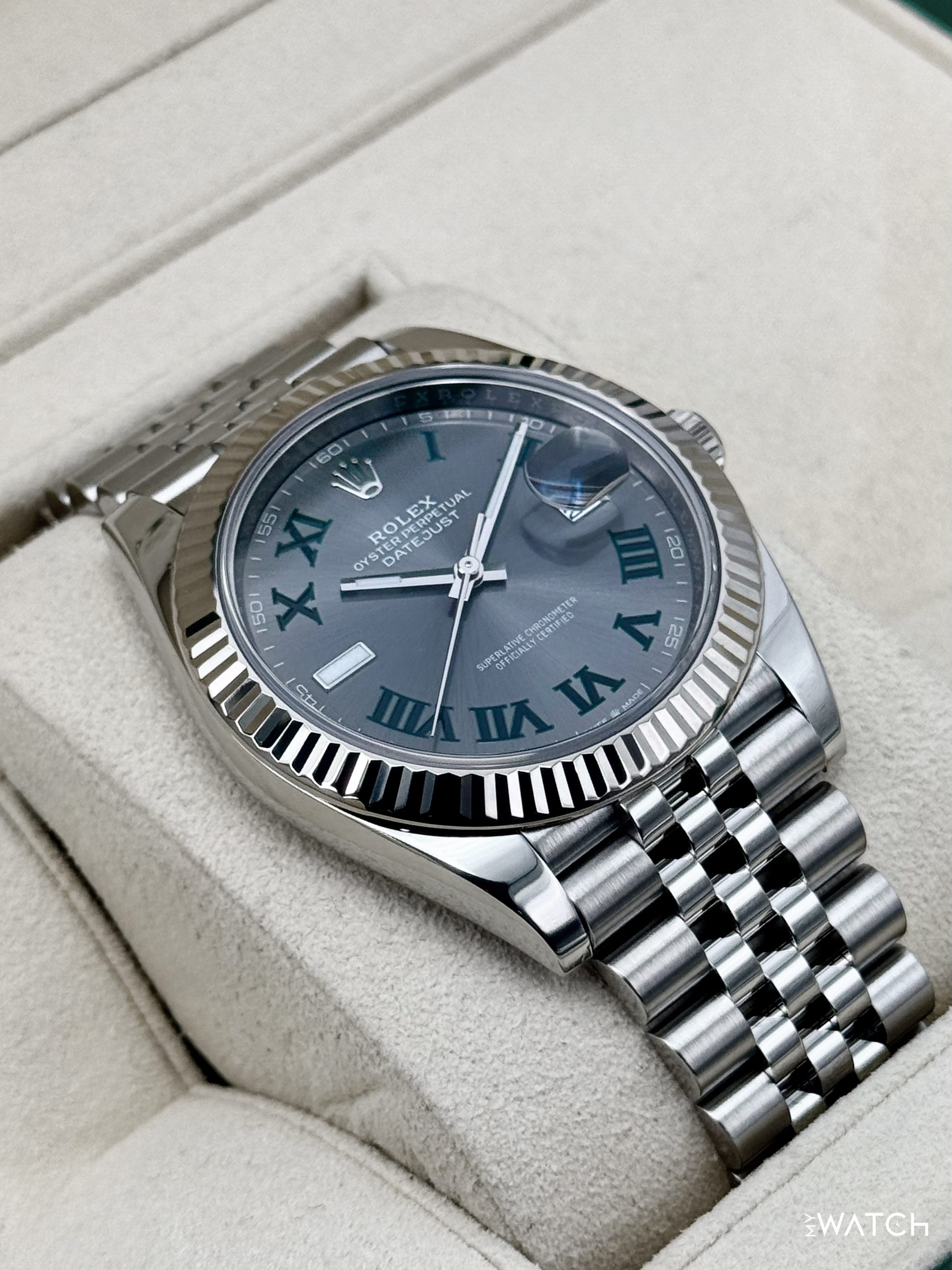 2024 Rolex Datejust 41mm 126334 Jubilee Wimbledon Dial - MyWatchLLC