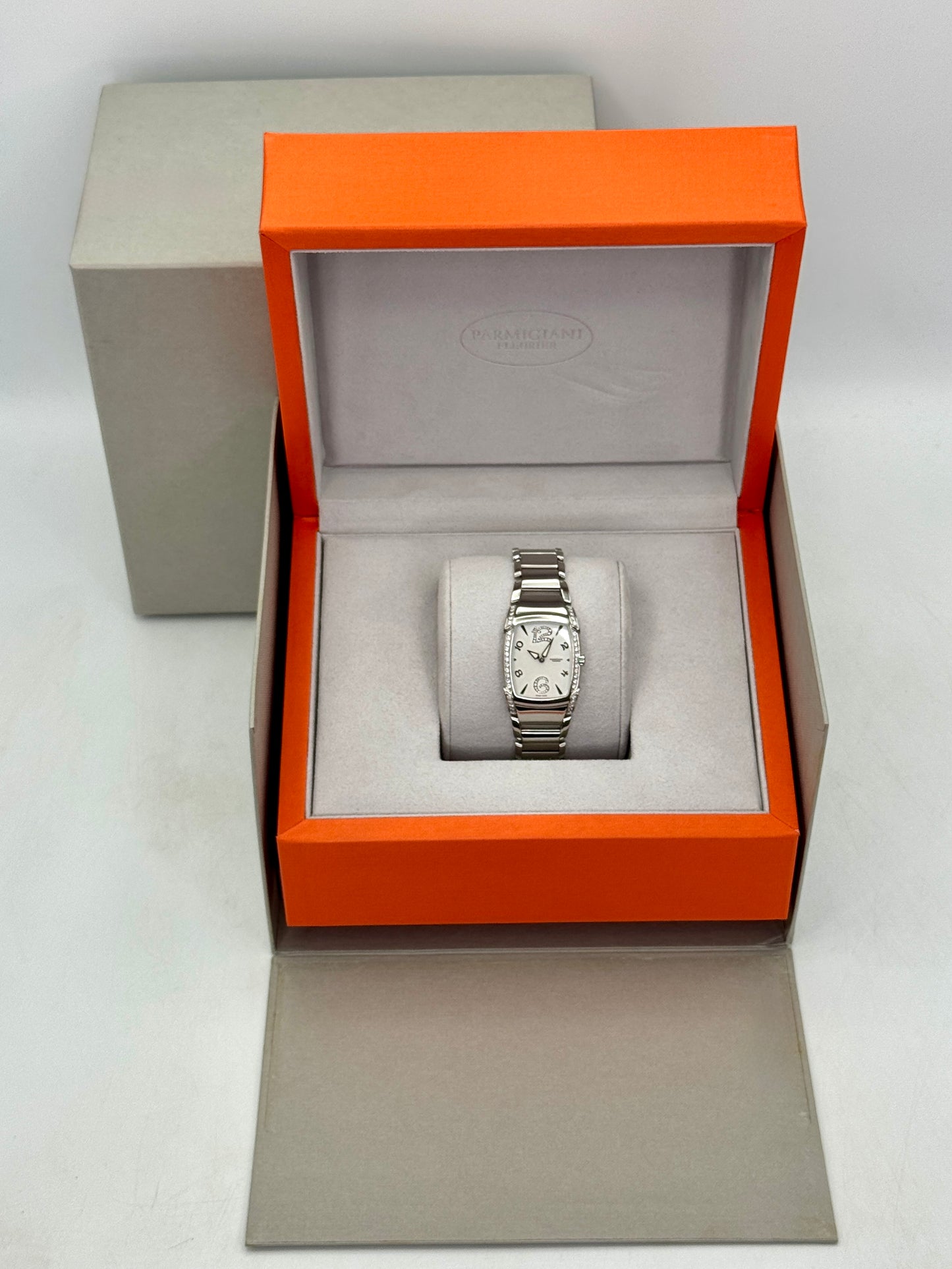 Parmigiani Fleurier Kalpa Donna 34.8mm PFC160-0020701 Stainless Steel Ivory Dial