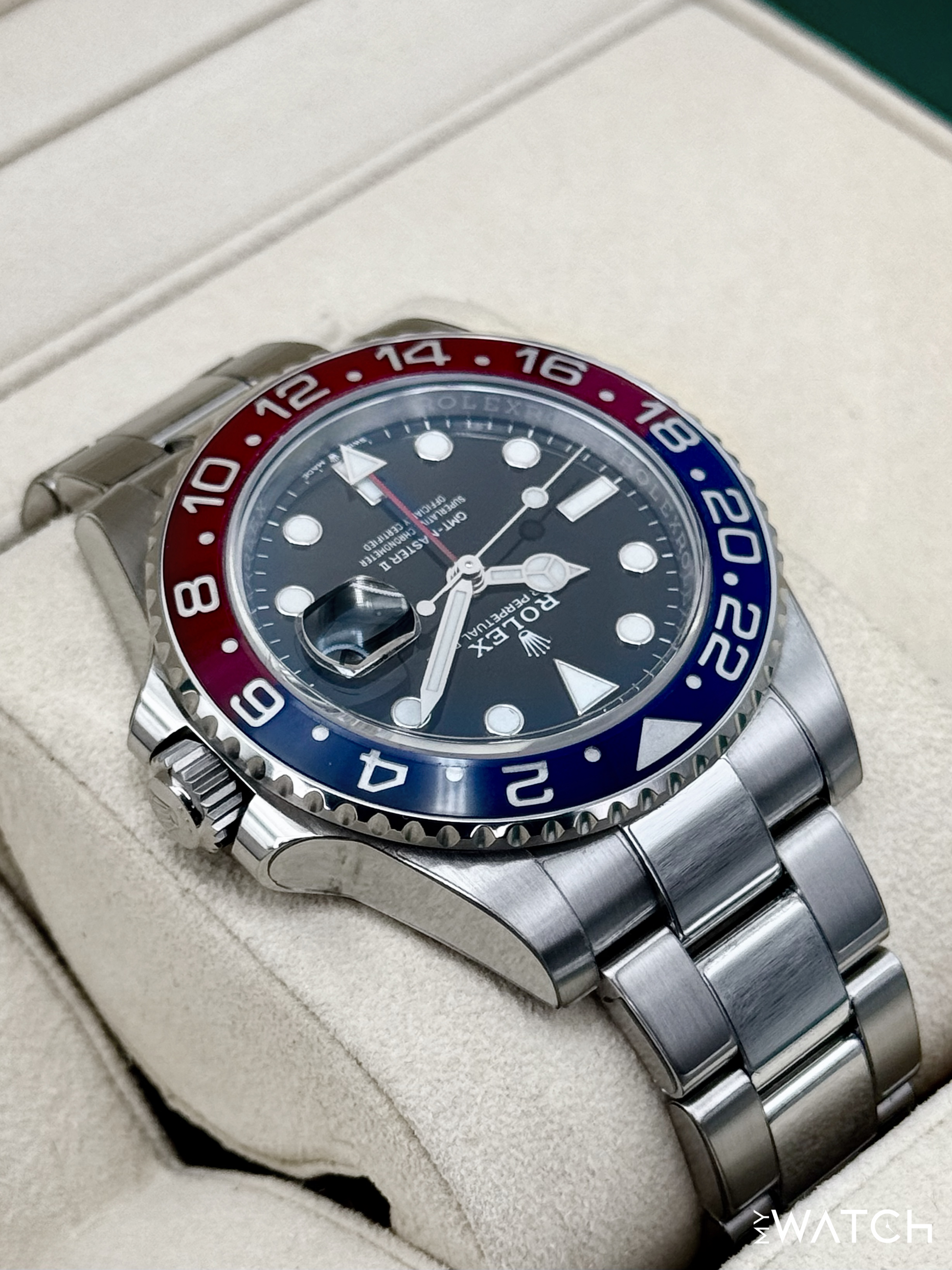 2022 Rolex GMT-Master II "Pepsi" 40mm 126710BLRO Oyster - MyWatchLLC