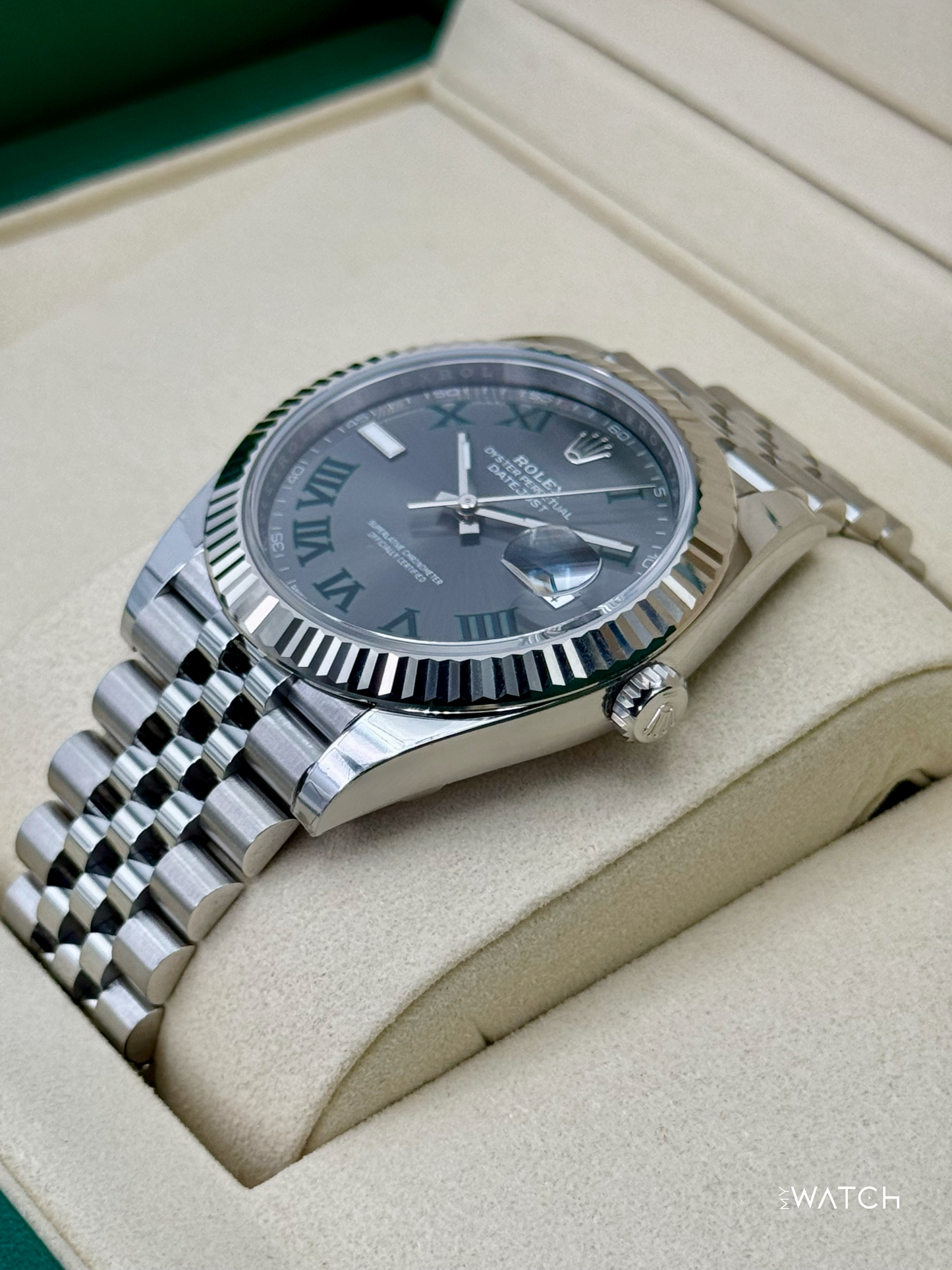 NEW 2025 Rolex Datejust 41mm 126334 Jubilee Wimbledon Dial (STICKERED)