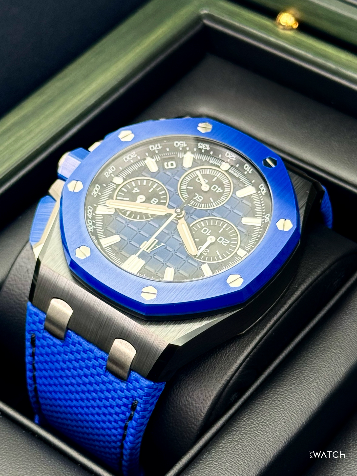 2024 Audemars Piguet Royal Oak Offshore Chrono 43mm 26420CE Ceramic Blue Dial - MyWatchLLC