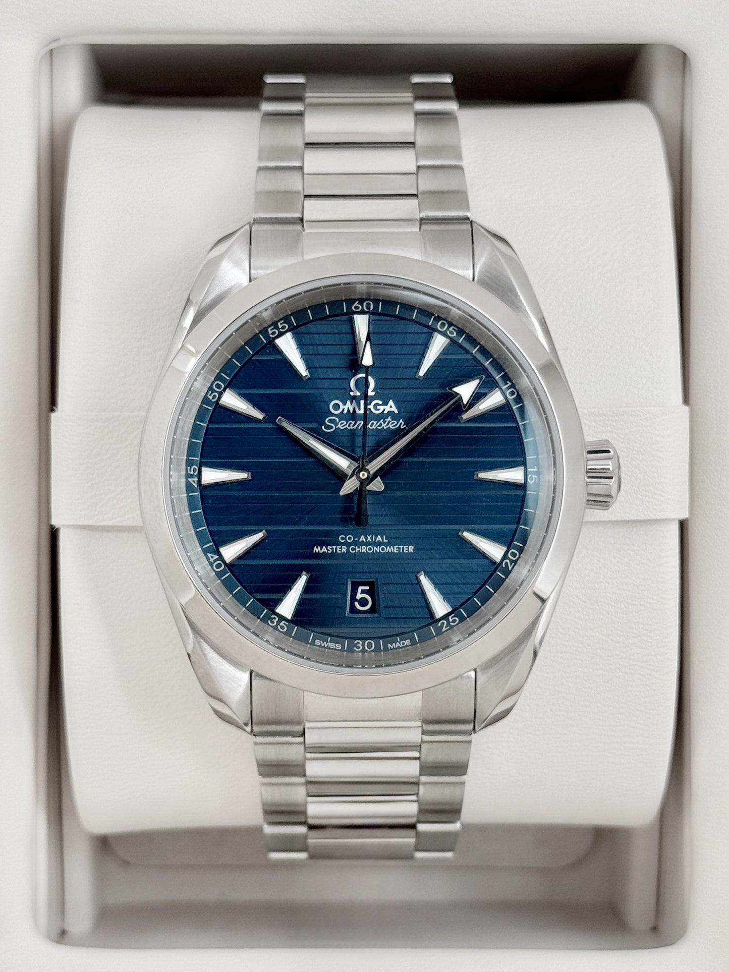 2026 Omega Seamaster Aqua Terra 39mm 220.10.38.20.03.001 Stainless Steel Blue Dial