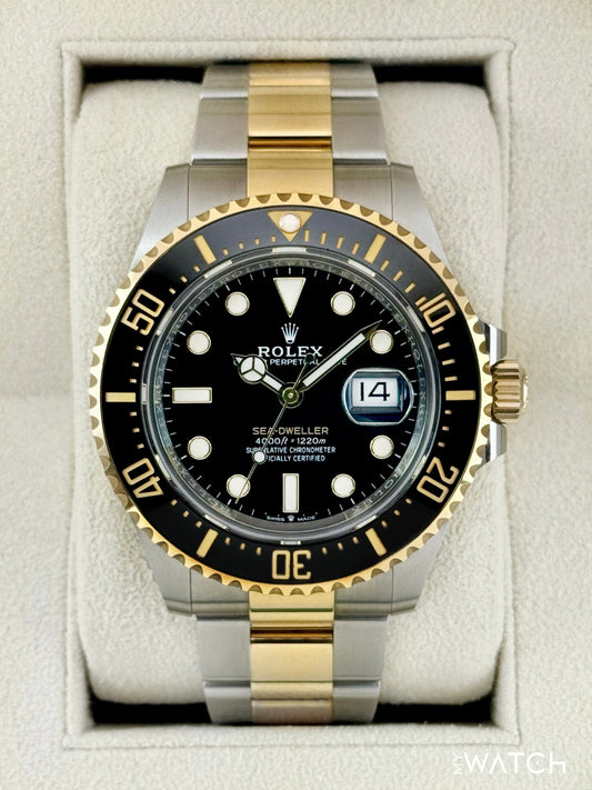 2022 Rolex Sea-Dweller 43mm 126603 Two-Tone Black Dial