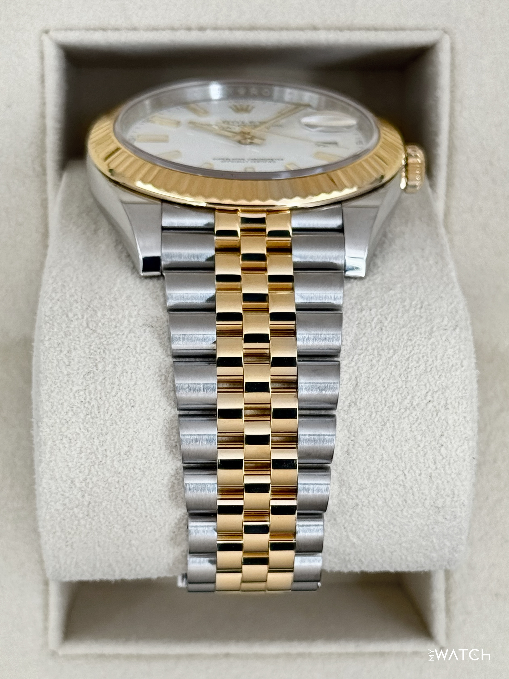 2022 Rolex Datejust 41mm 126333 Two-Tone Jubilee White Dial - MyWatchLLC