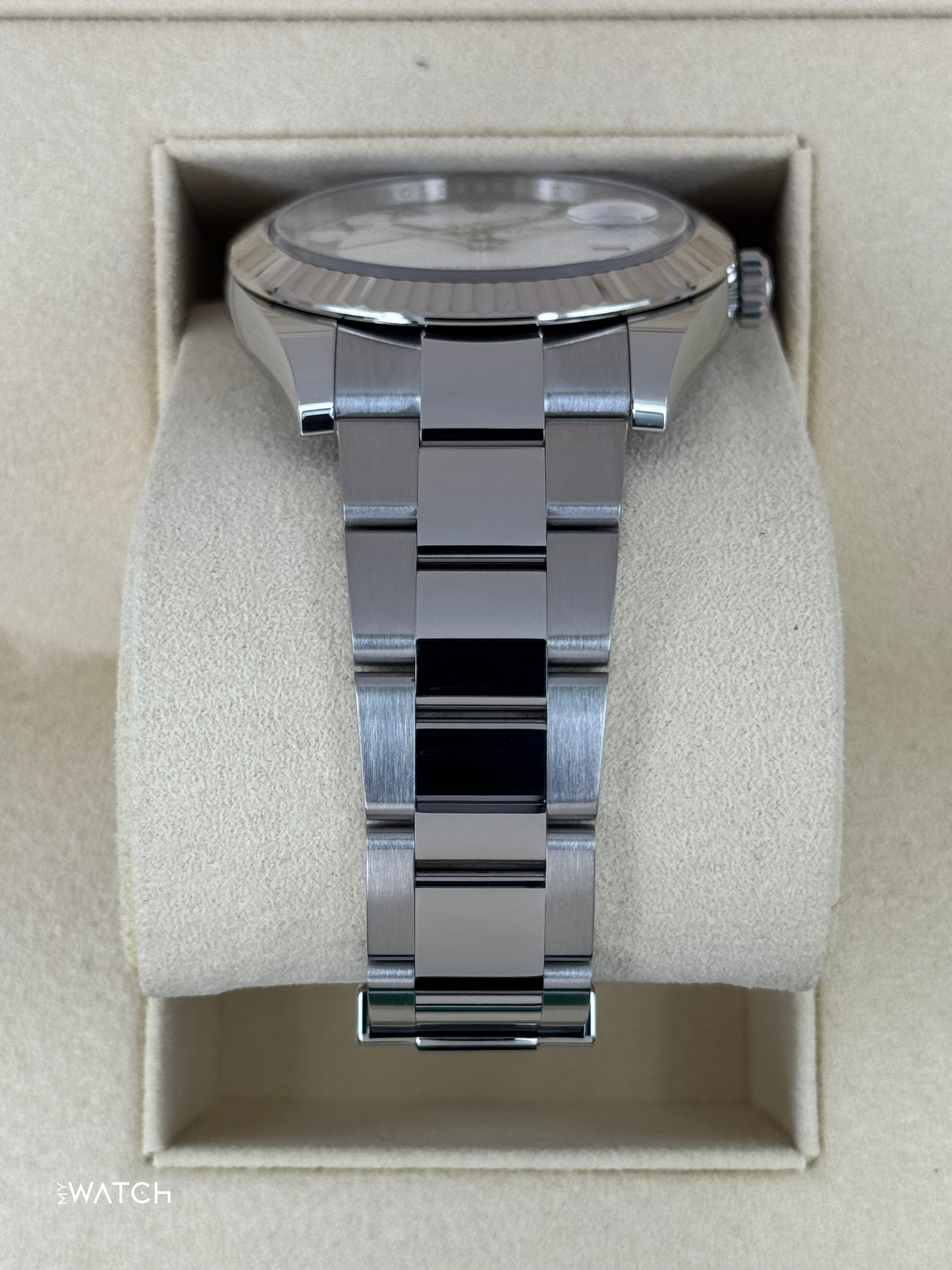 2019 Rolex Datejust 41mm 126334 Stainless Steel Oyster White Dial
