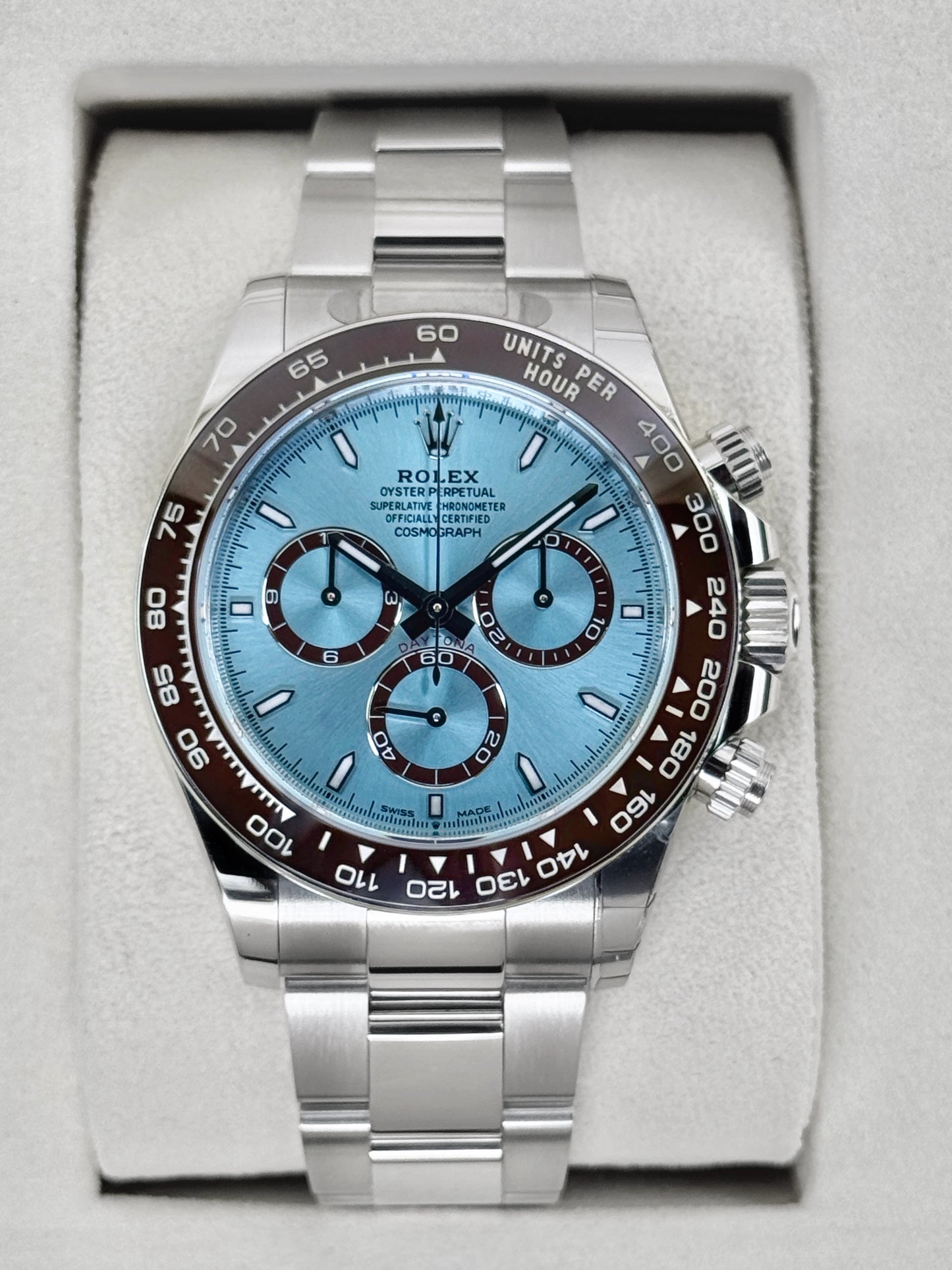 NEW 2026 Rolex Daytona 40mm 126506 Platinum Ice Blue Dial (STICKERED)