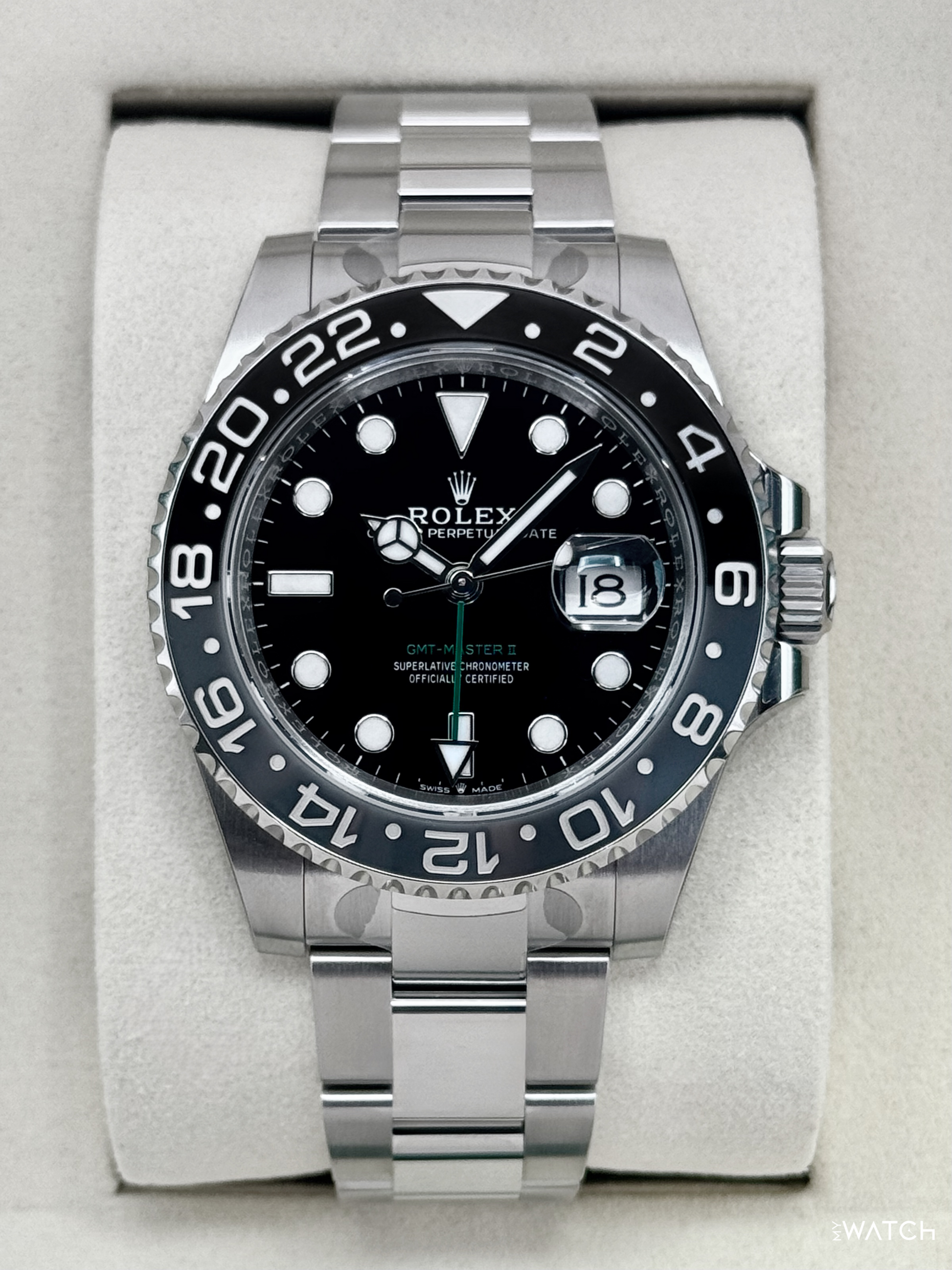 NEW 2026 Rolex GMT-Master II "Bruce Wayne" 40mm 126710GRNR Oyster (STICKERED) - MyWatchLLC