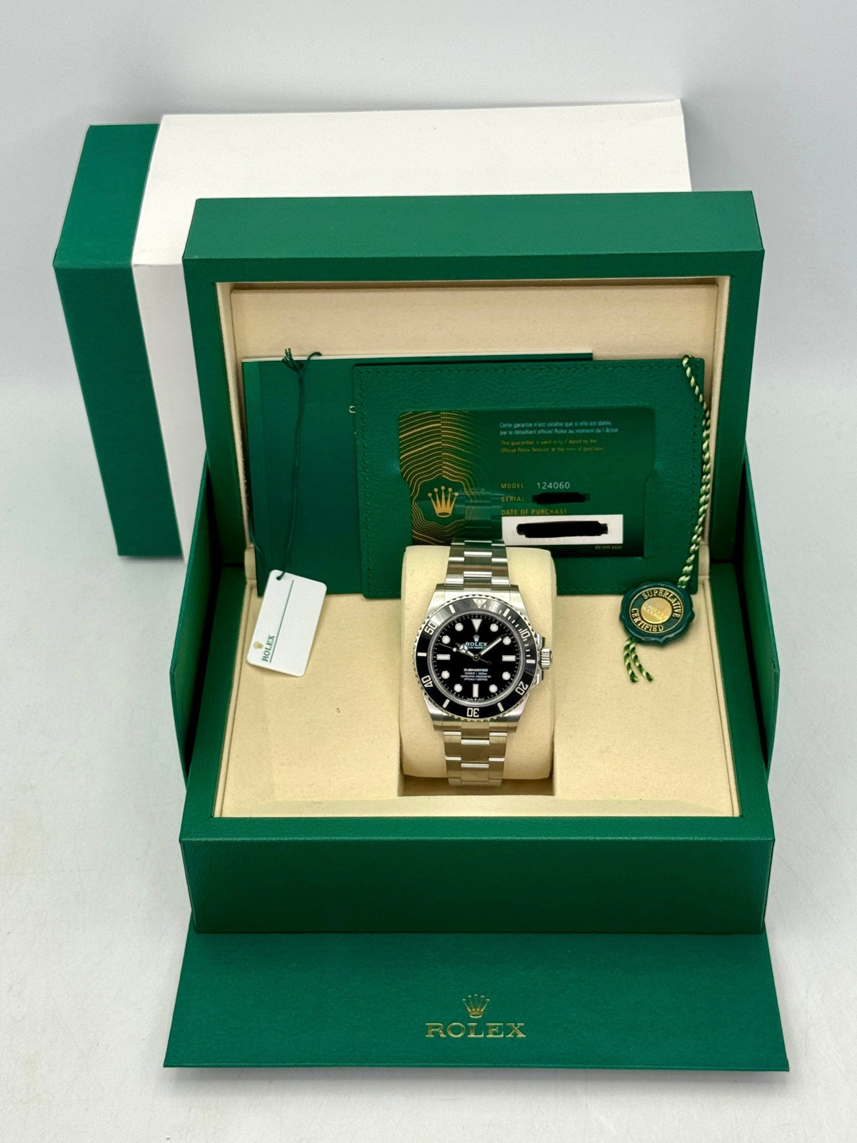 2025 Rolex Submariner 41mm 124060 Stainless Steel Black Dial - MyWatchLLC