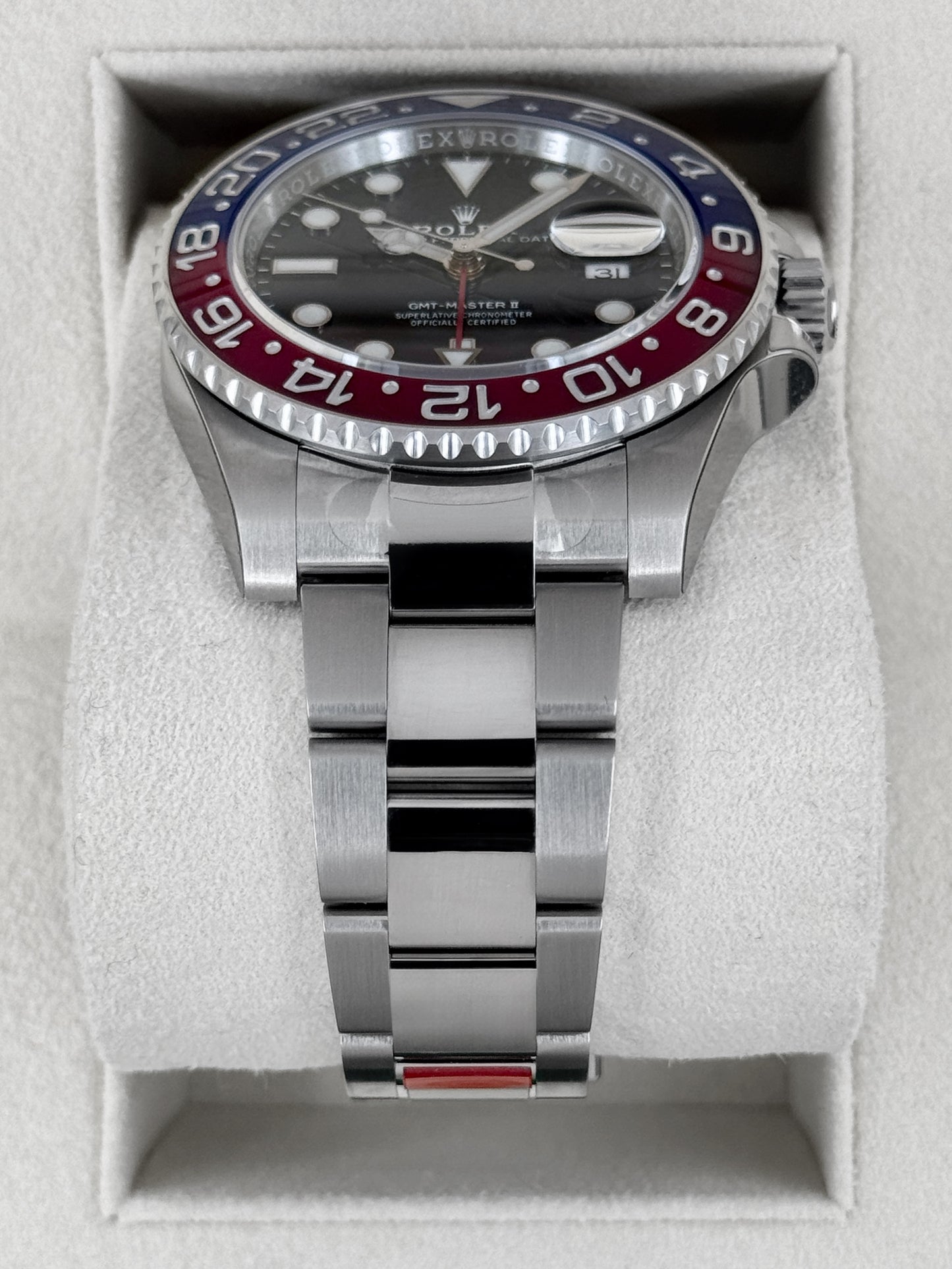NEW OLD STOCK 2021 Rolex GMT-Master II "Pepsi" 40mm 126710BLRO Oyster (STICKERED)