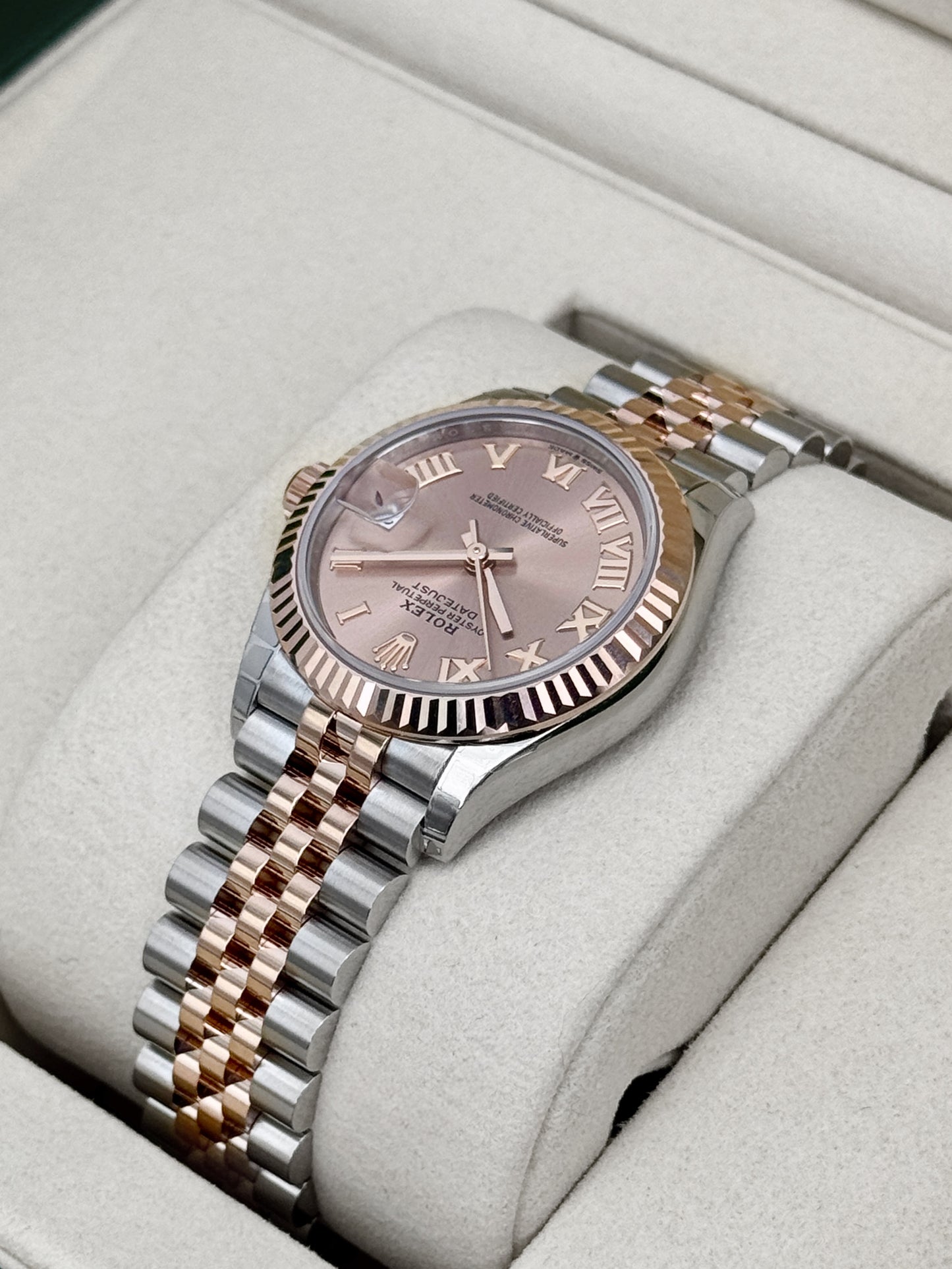 NEW 2026 Rolex Ladies Datejust 31mm 278271 Two-Tone Jubilee Pink Dial