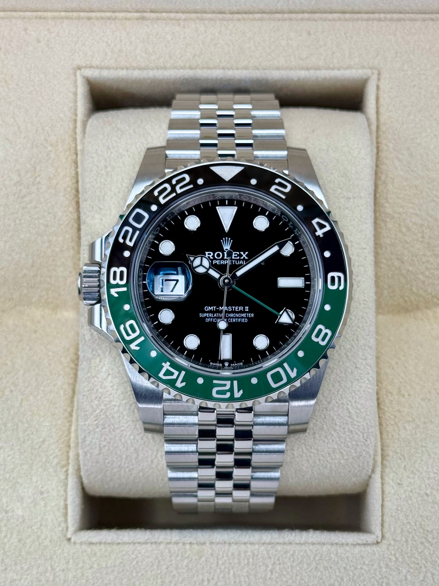 2023 Rolex GMT-Master II "Sprite" 40mm 126720VTNR Jubilee - MyWatchLLC