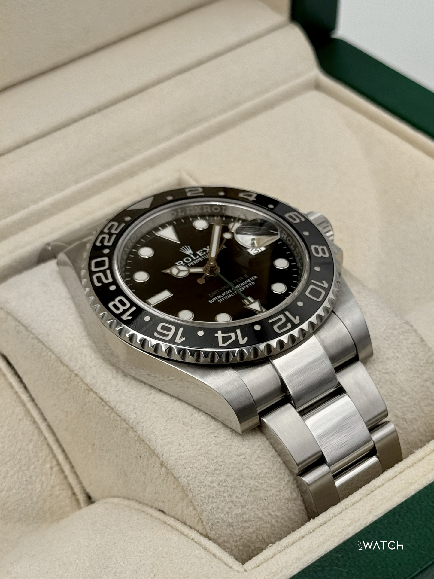 2018 Rolex GMT-Master II 40mm 116710LN Stainless Steel Black Dial