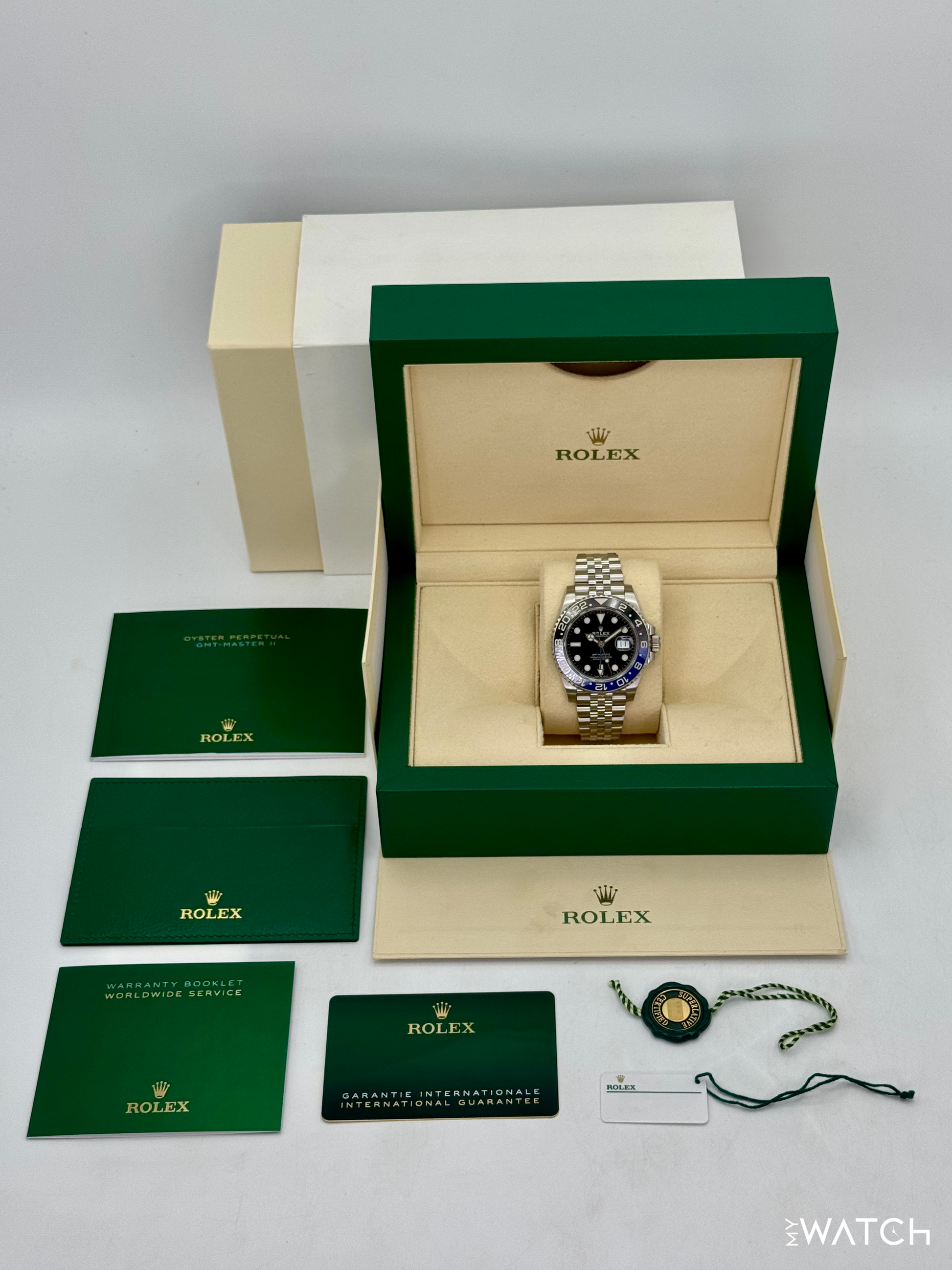 2023 Rolex GMT-Master II "Batgirl" 40mm 126710BLNR Jubilee - MyWatchLLC