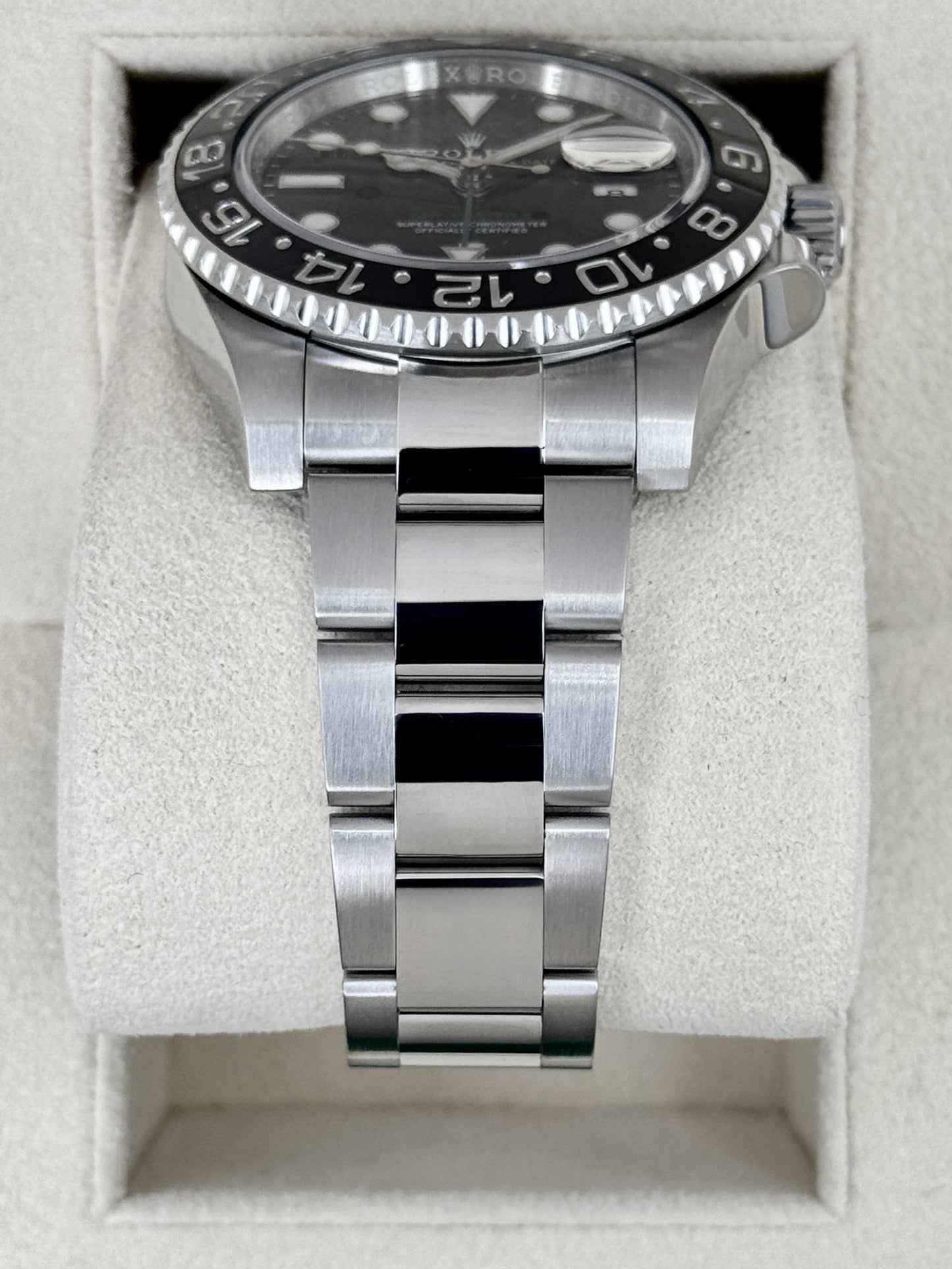 2018 Rolex GMT-Master II 40mm 116710LN Stainless Steel Black Dial