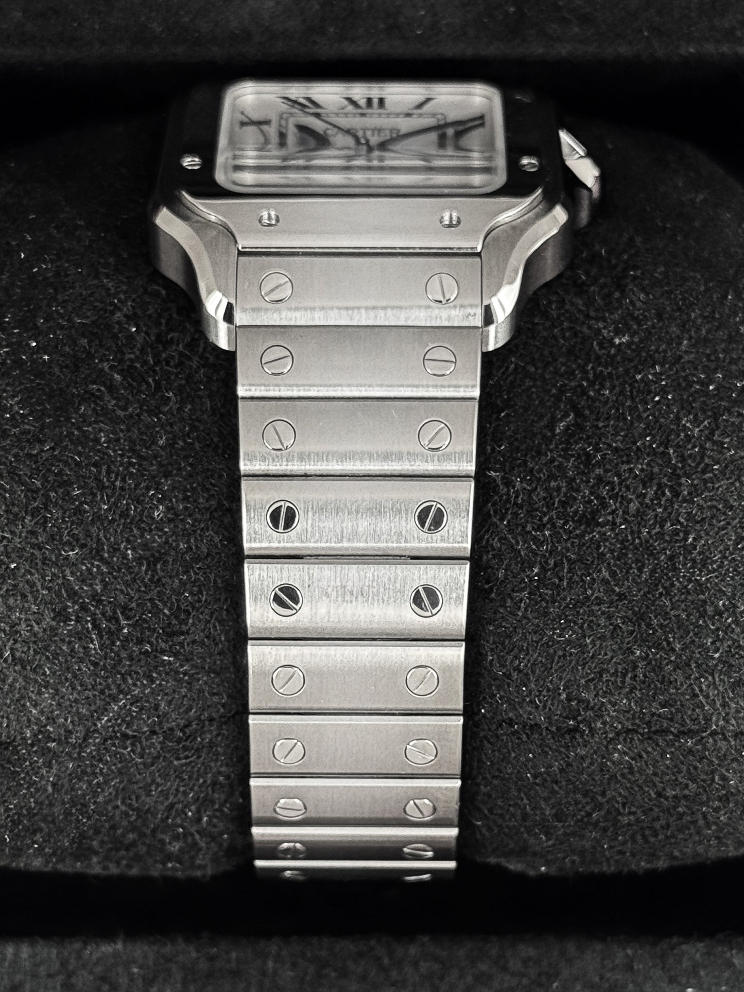2023 Cartier Santos De Cartier 35.1mm WSSA0029 Stainless Steel White Dial