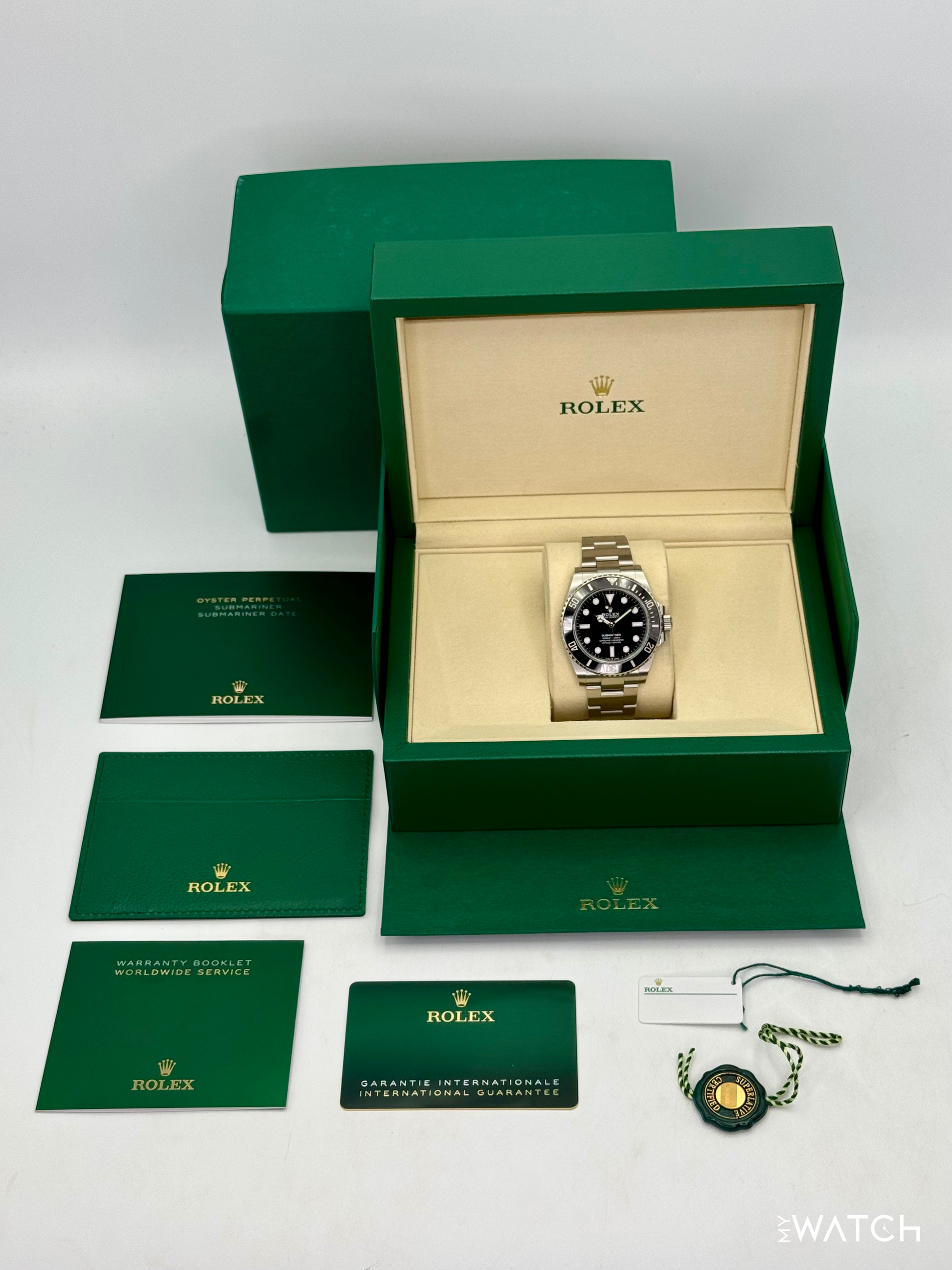 2025 Rolex Submariner 41mm 124060 Stainless Steel Black Dial - MyWatchLLC