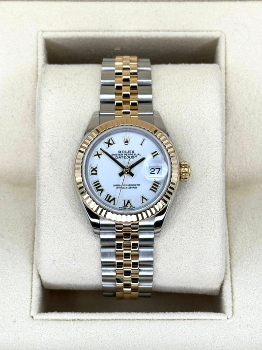 2017 Rolex Lady-Datejust 28mm 279173 Two-Tone Jubilee White Dial - MyWatchLLC