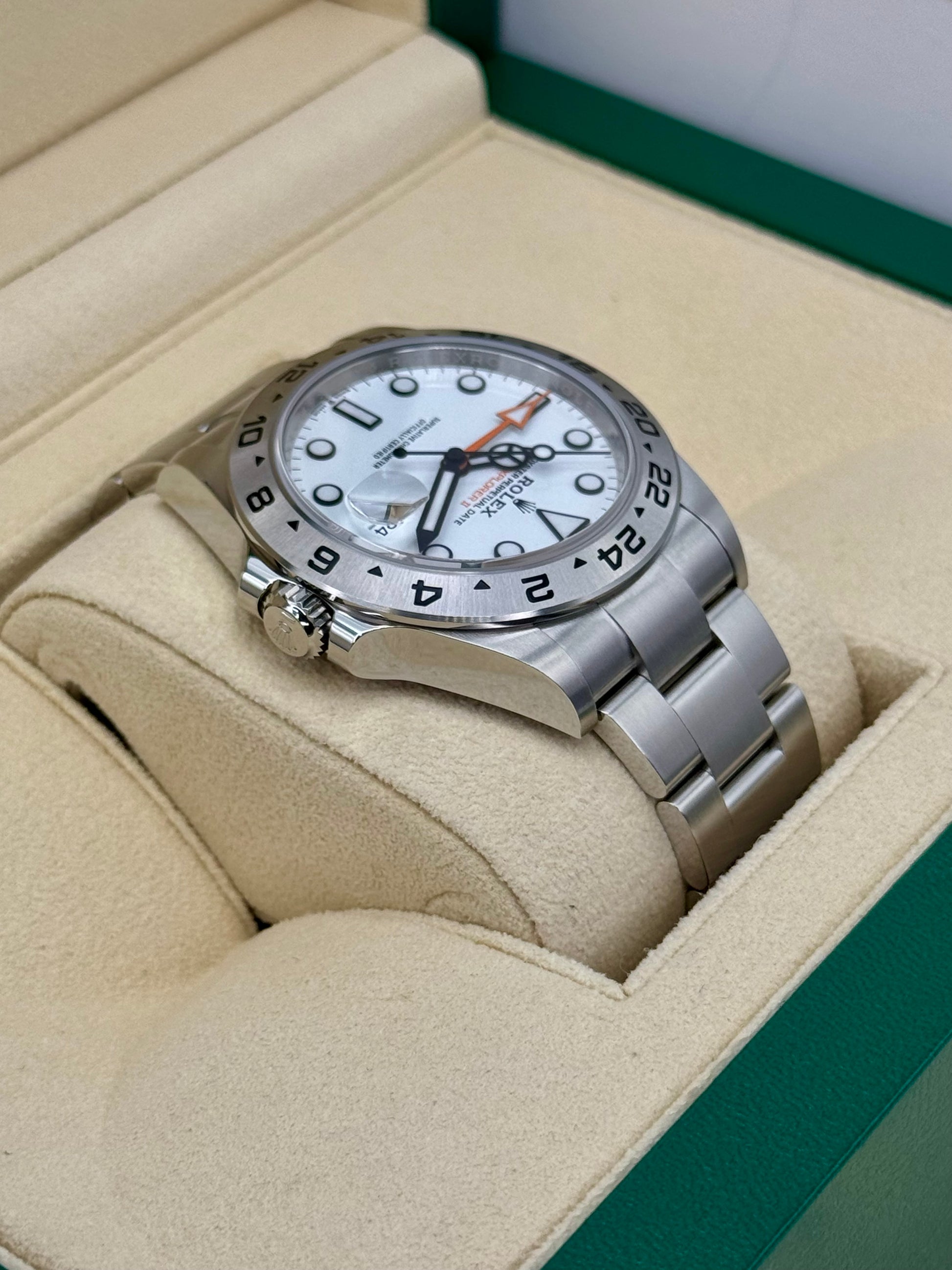 NEW 2025 Rolex Explorer II 42mm 226570 Polar White Dial - MyWatchLLC