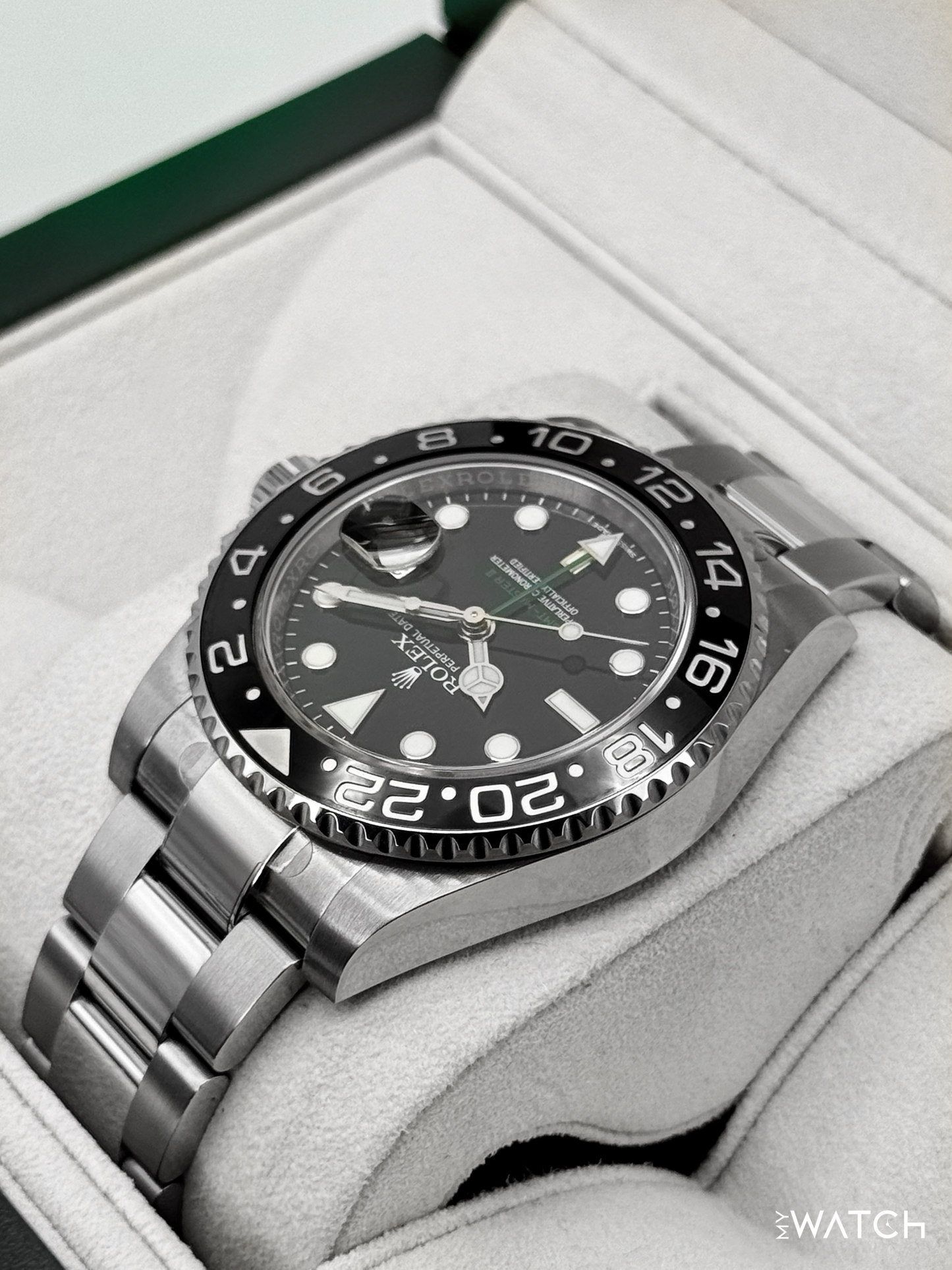 2015 Rolex GMT-Master II 40mm 116710LN Stainless Steel Black Dial - MyWatchLLC