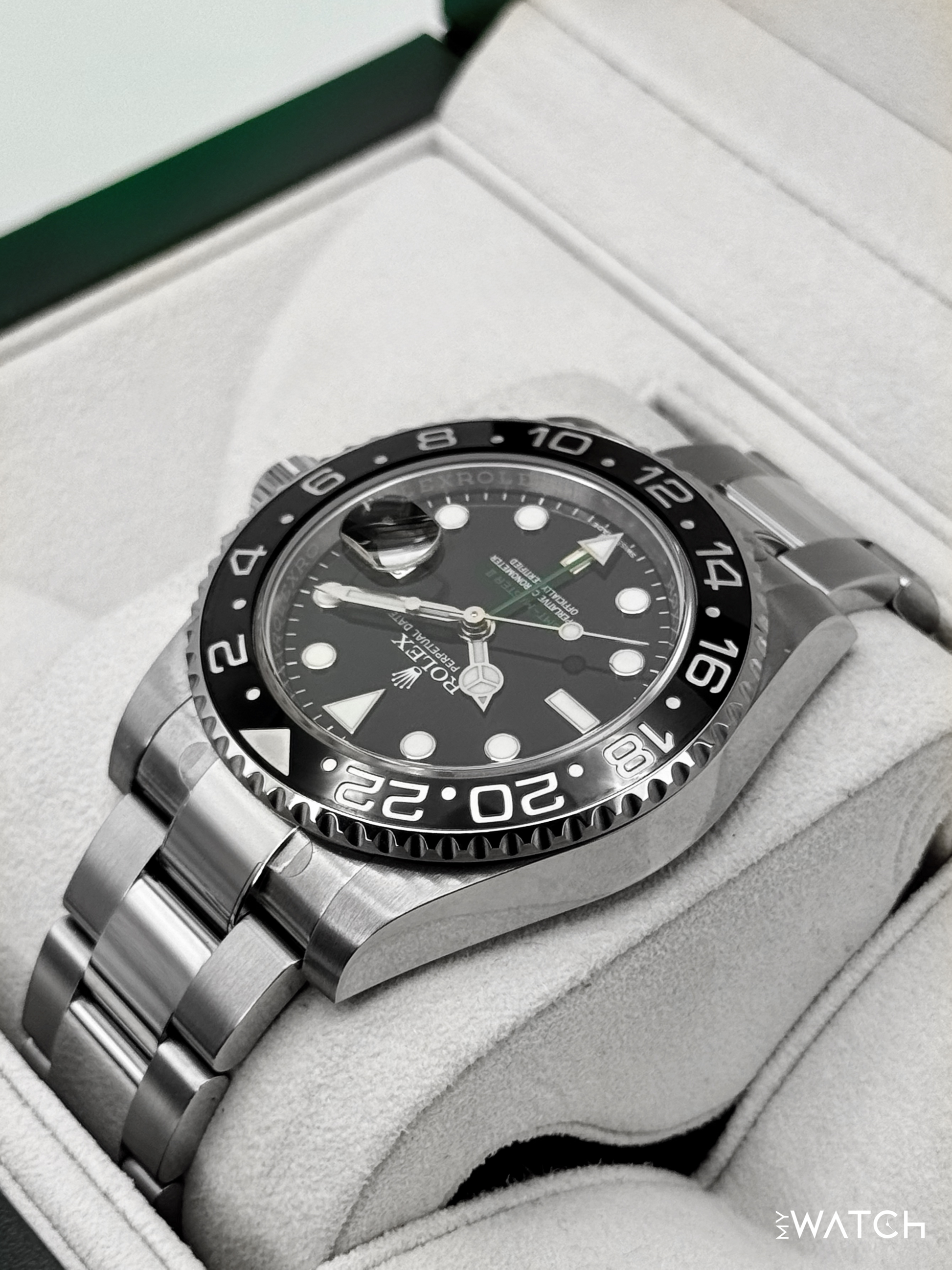 2015 Rolex GMT-Master II 40mm 116710LN Stainless Steel Black Dial - MyWatchLLC