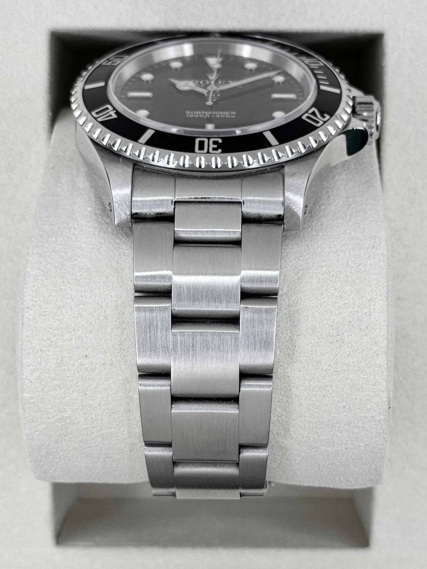 2006 Rolex Submariner 40mm 14060M Stainless Steel Two-Liner Black Dial (Collectors Set)