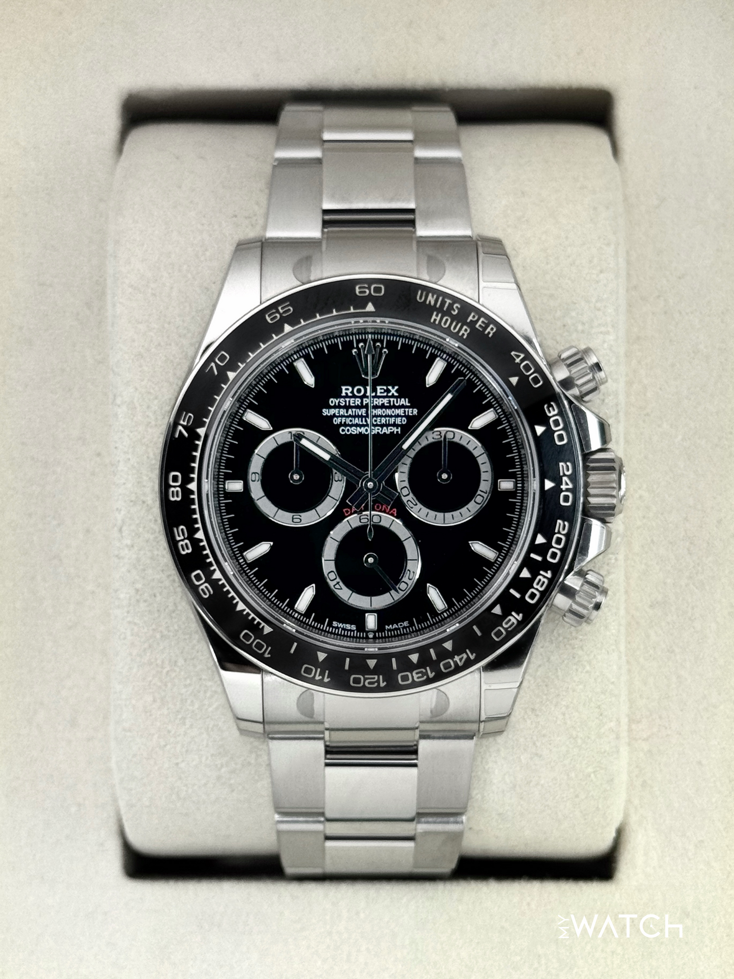 2025 Rolex Daytona 40mm 126500LN Stainless Steel Black Dial (STICKERED)