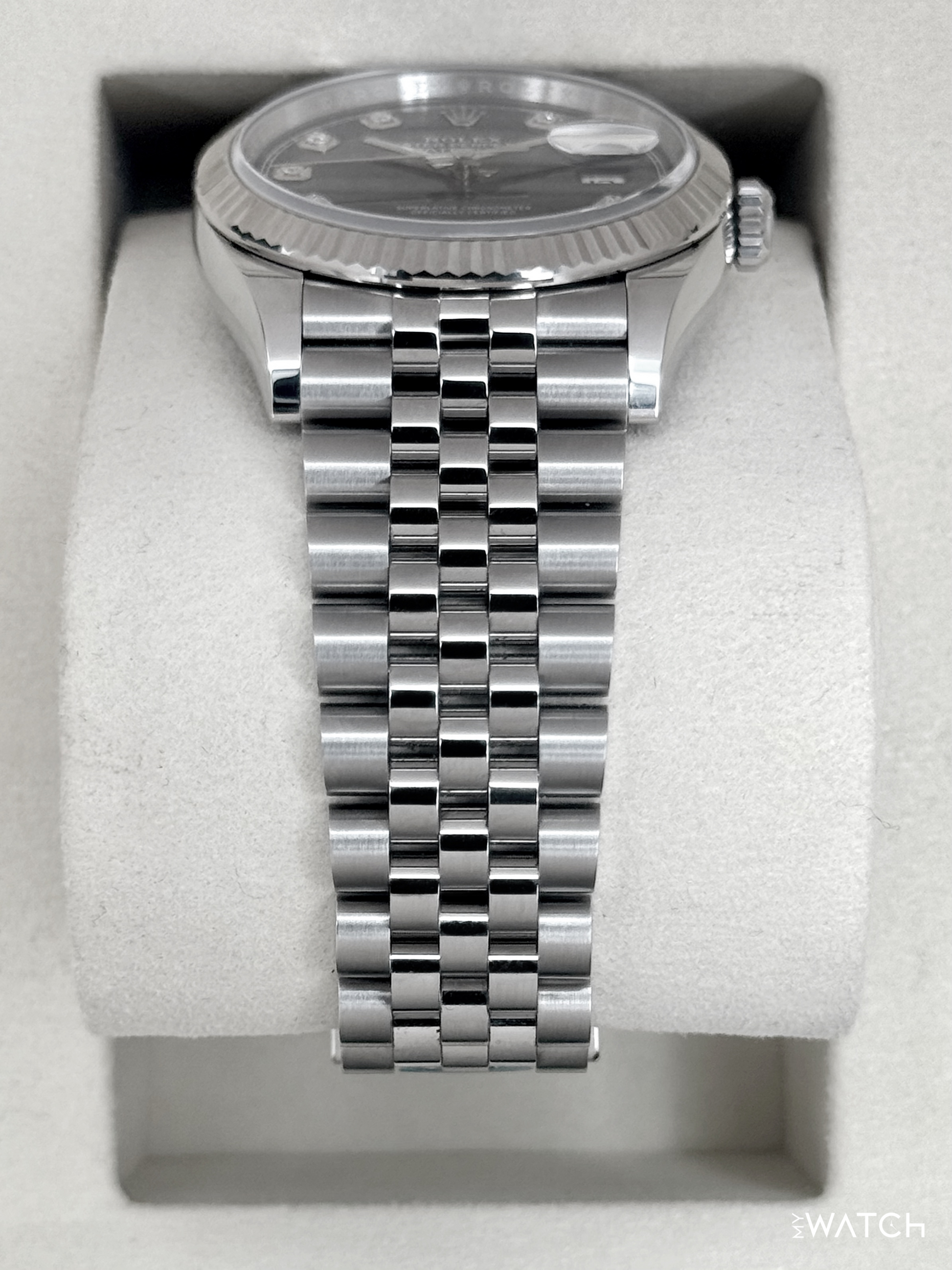 NEW 2026 Rolex Datejust 36mm 126234 Stainless Steel Jubilee Blue Diamond Dial - MyWatchLLC
